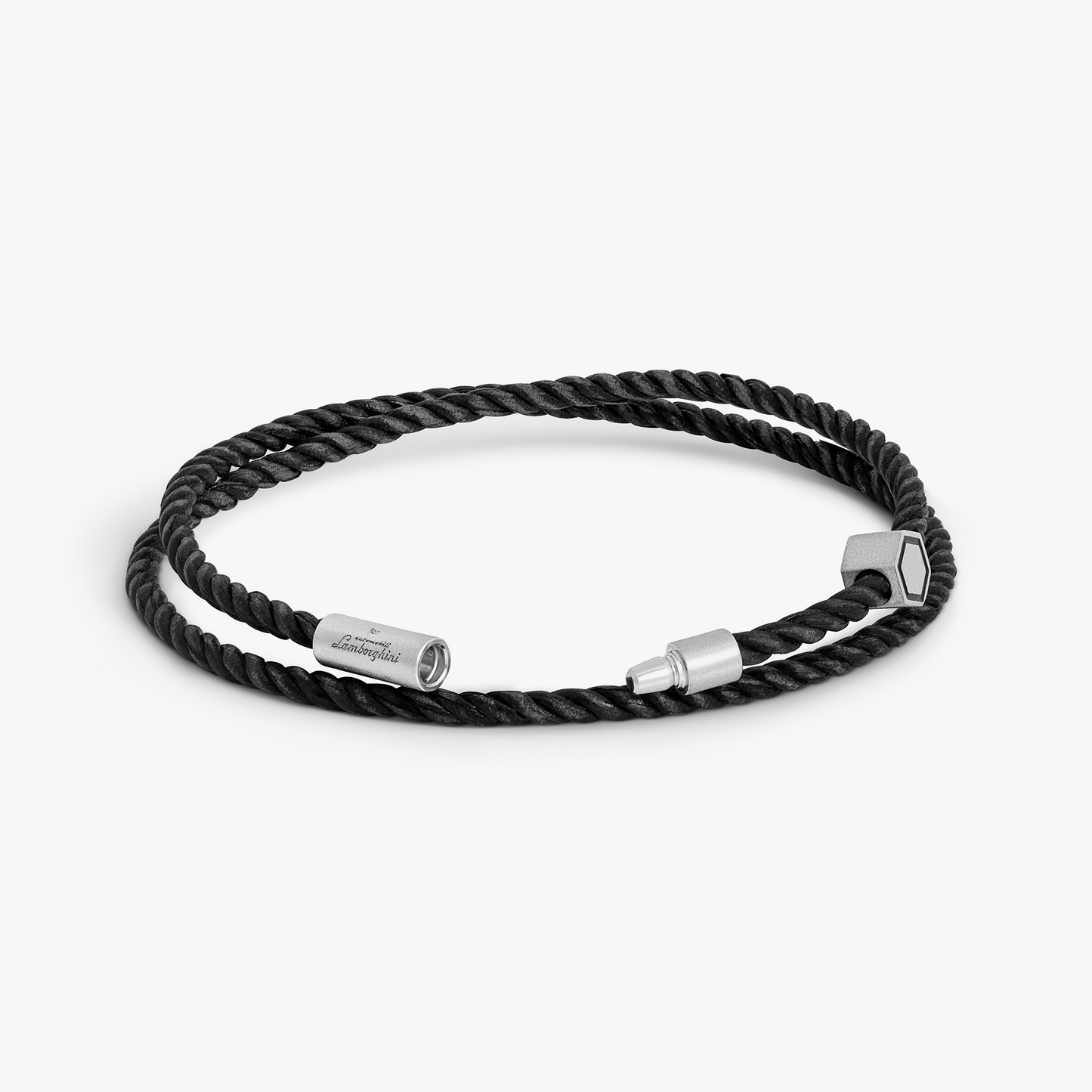 Automobili Lamborghini Hex Mini Pop Pelle In Black