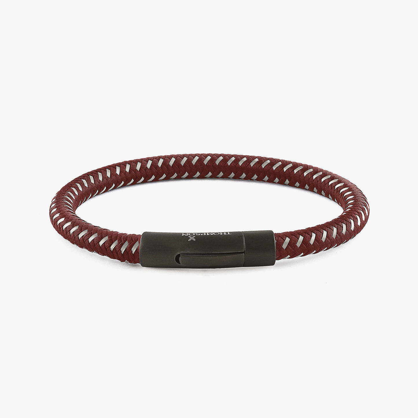 Thompson Braided cords Bracelets in Red
