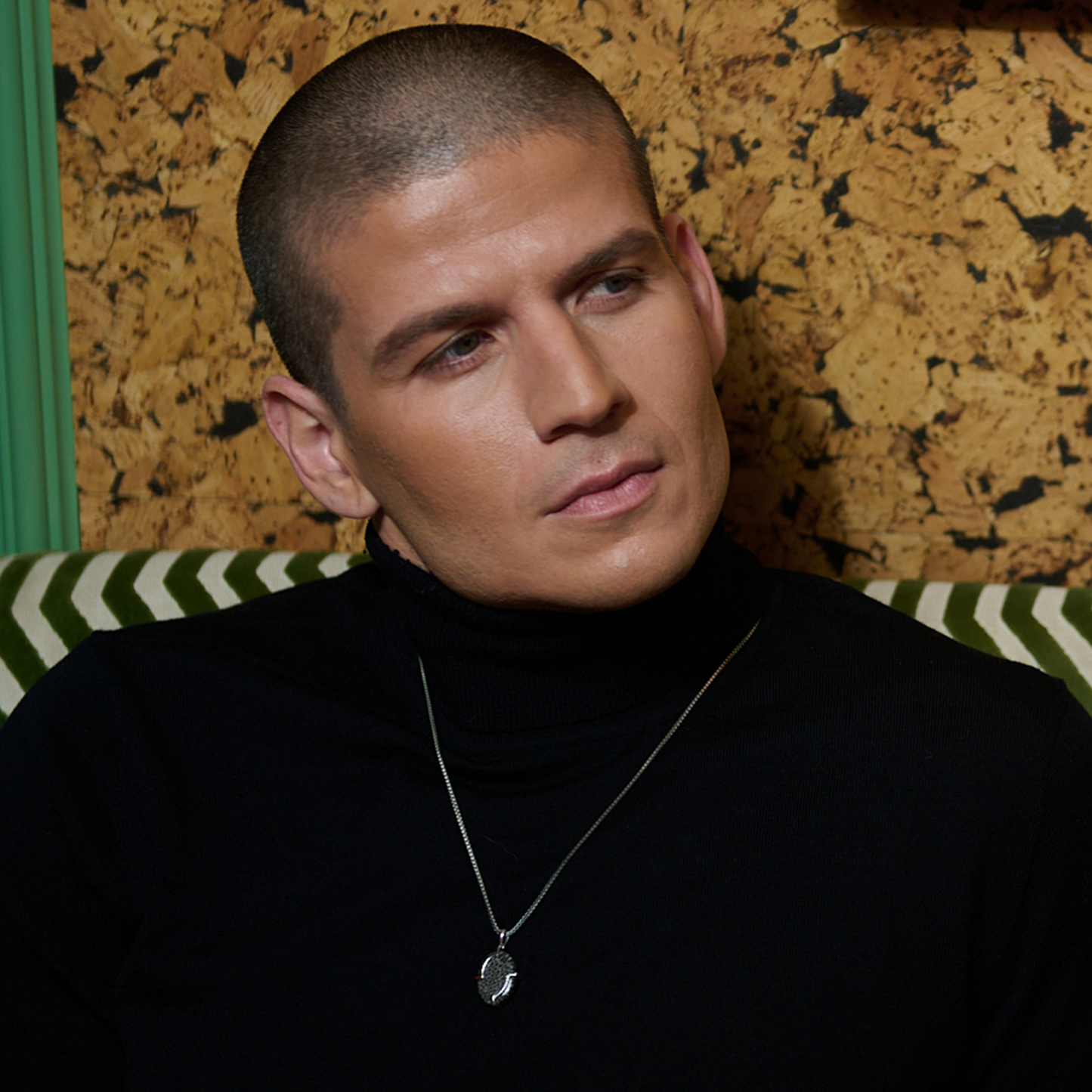 Bryozoan Pebble Necklace in Sterling Silver (Limited Edition)