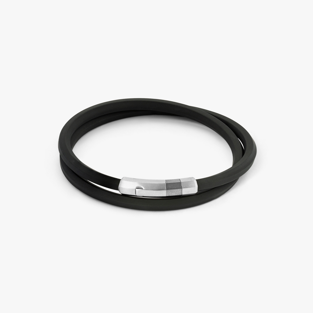 BLACK PLASTIC BRACELET