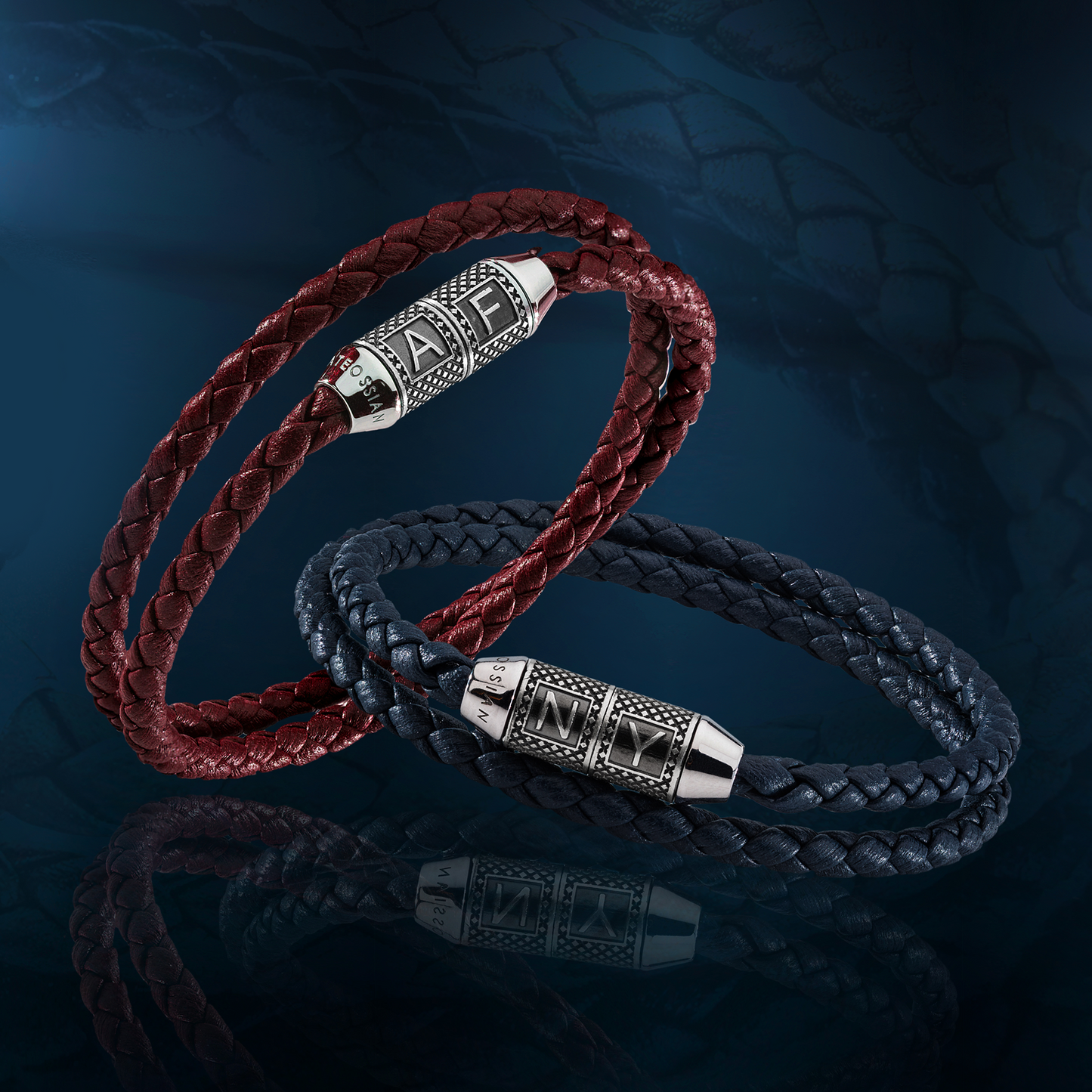 Lucky Me Initial D Charm In Black Rhodium Plated Silver