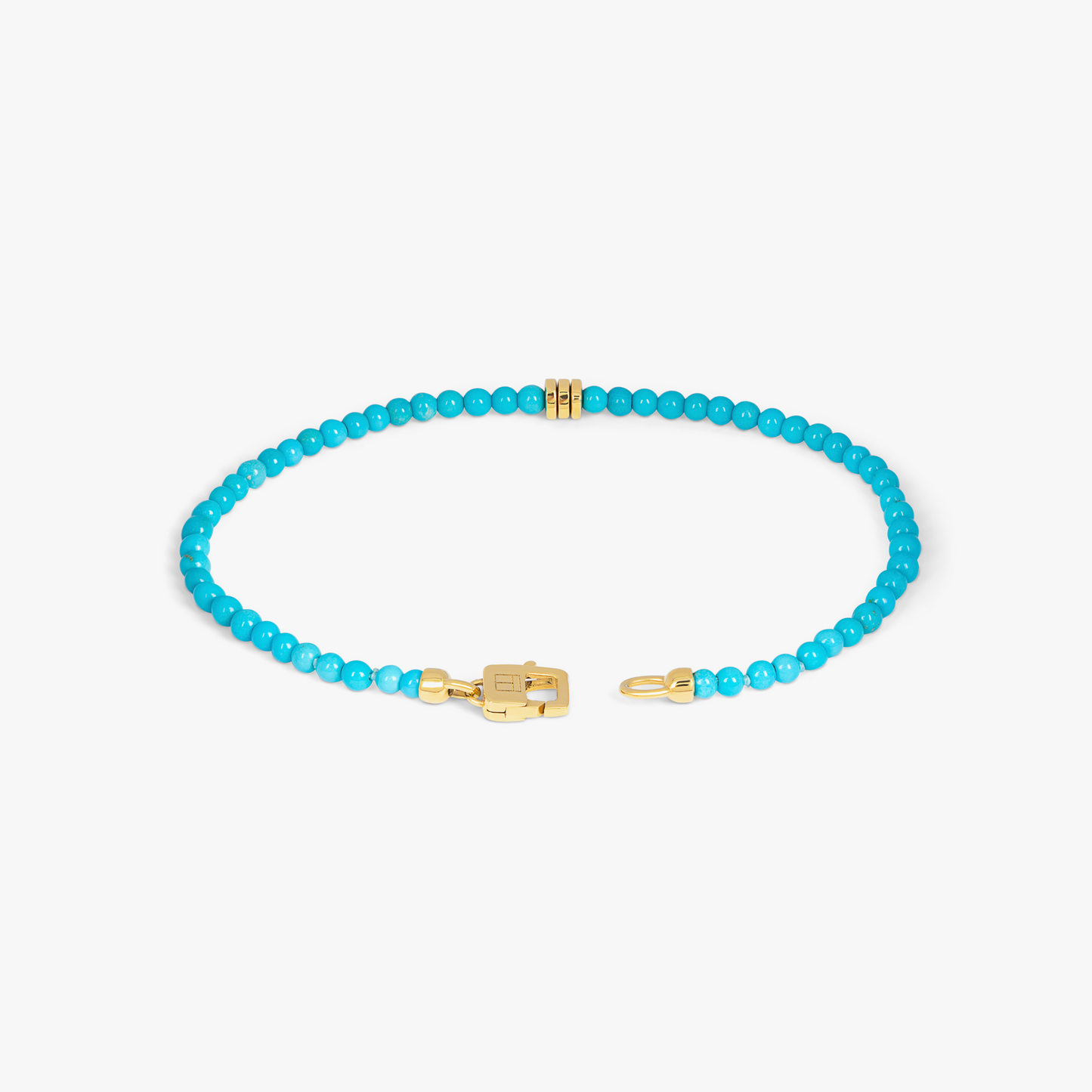 Precious Stone bracelet with turquoise in 18k gold