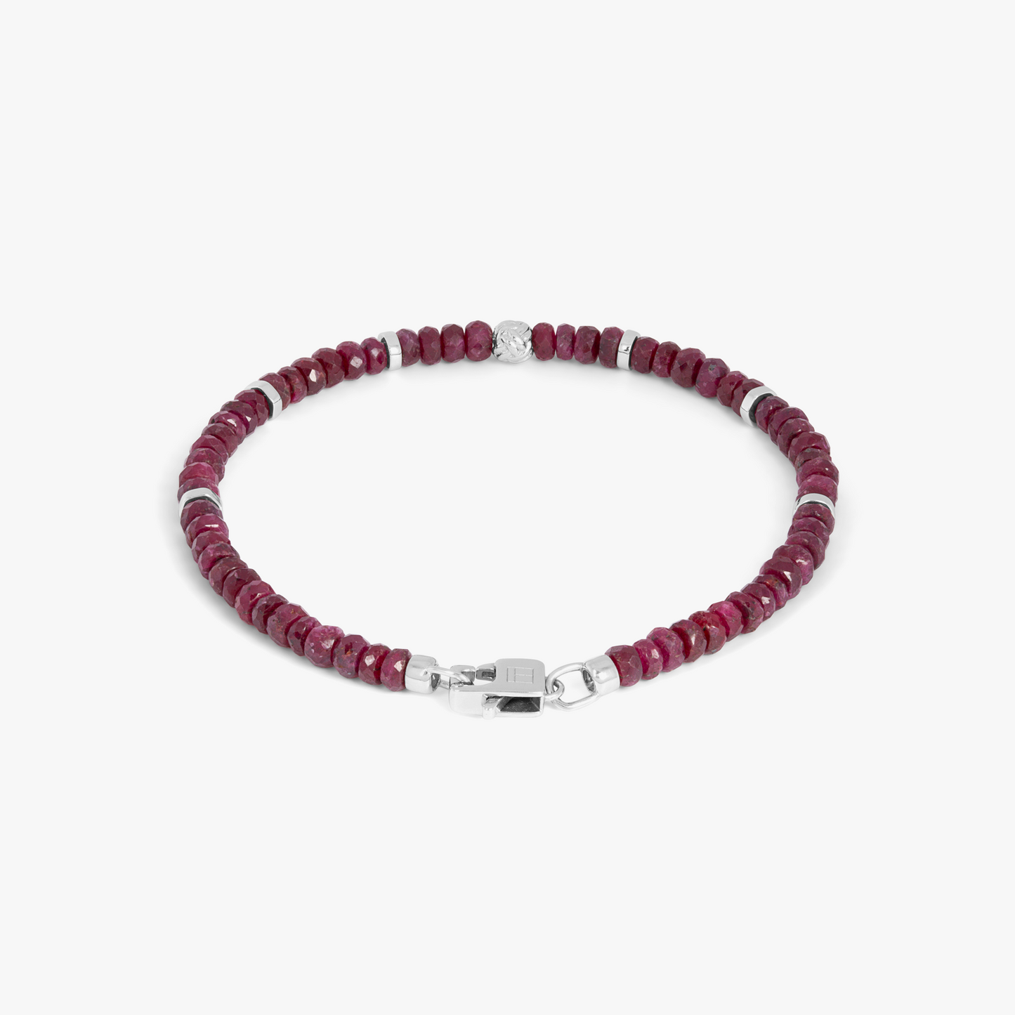 Nodo Beaded Bracelet With Ruby