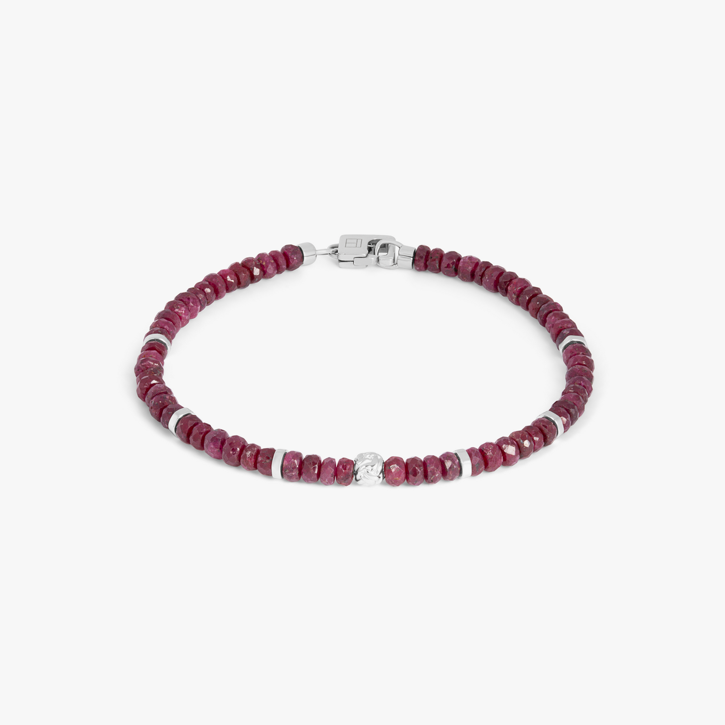 Nodo Beaded Bracelet With Ruby