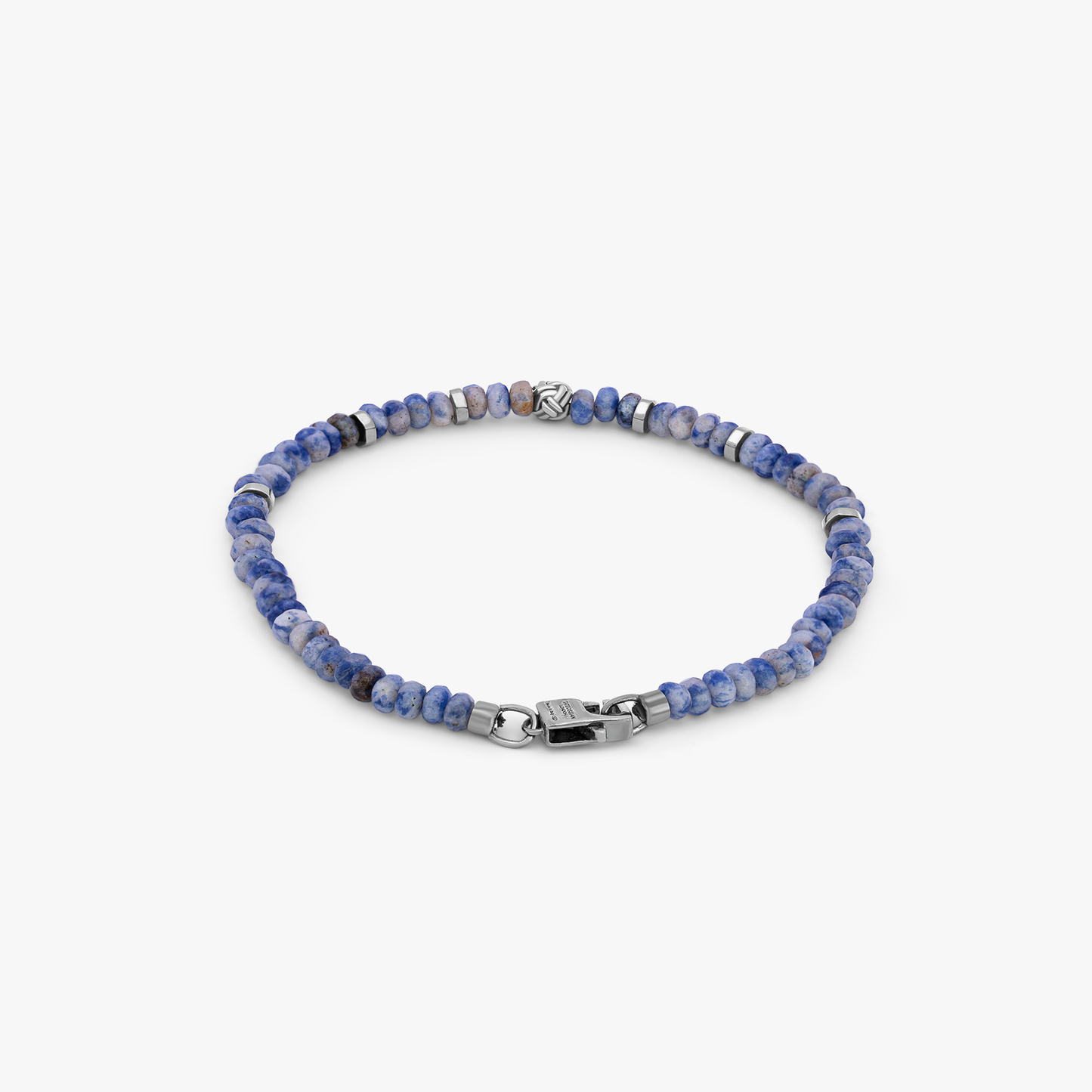 Nodo Beaded Bracelet In Blue Sodalite