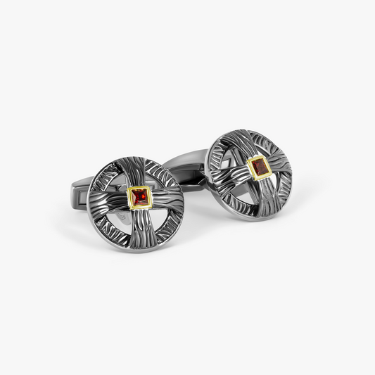 Yerevan Heritage Cufflinks In Oxidised Sterling Silver (Limited Edition)