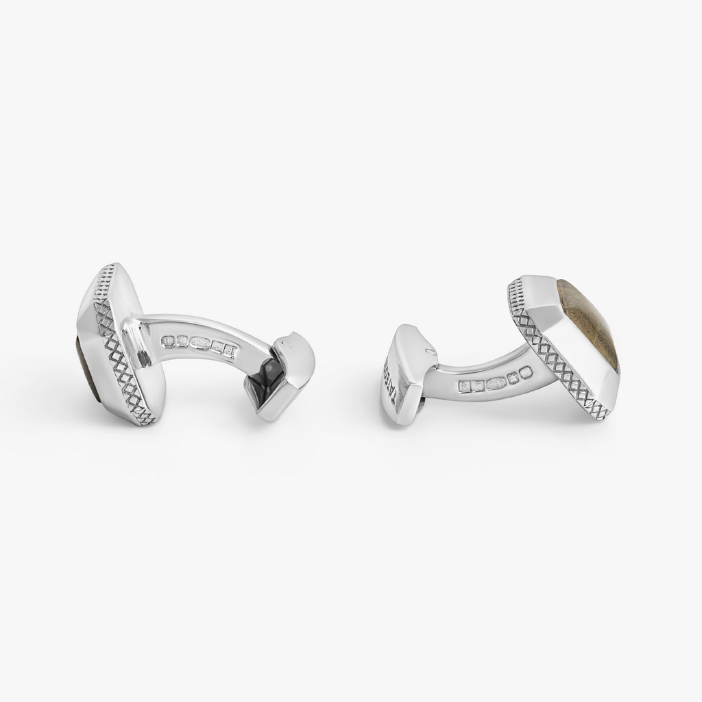 Silver Jaipur Cabochon Cufflink (Limited Edition)