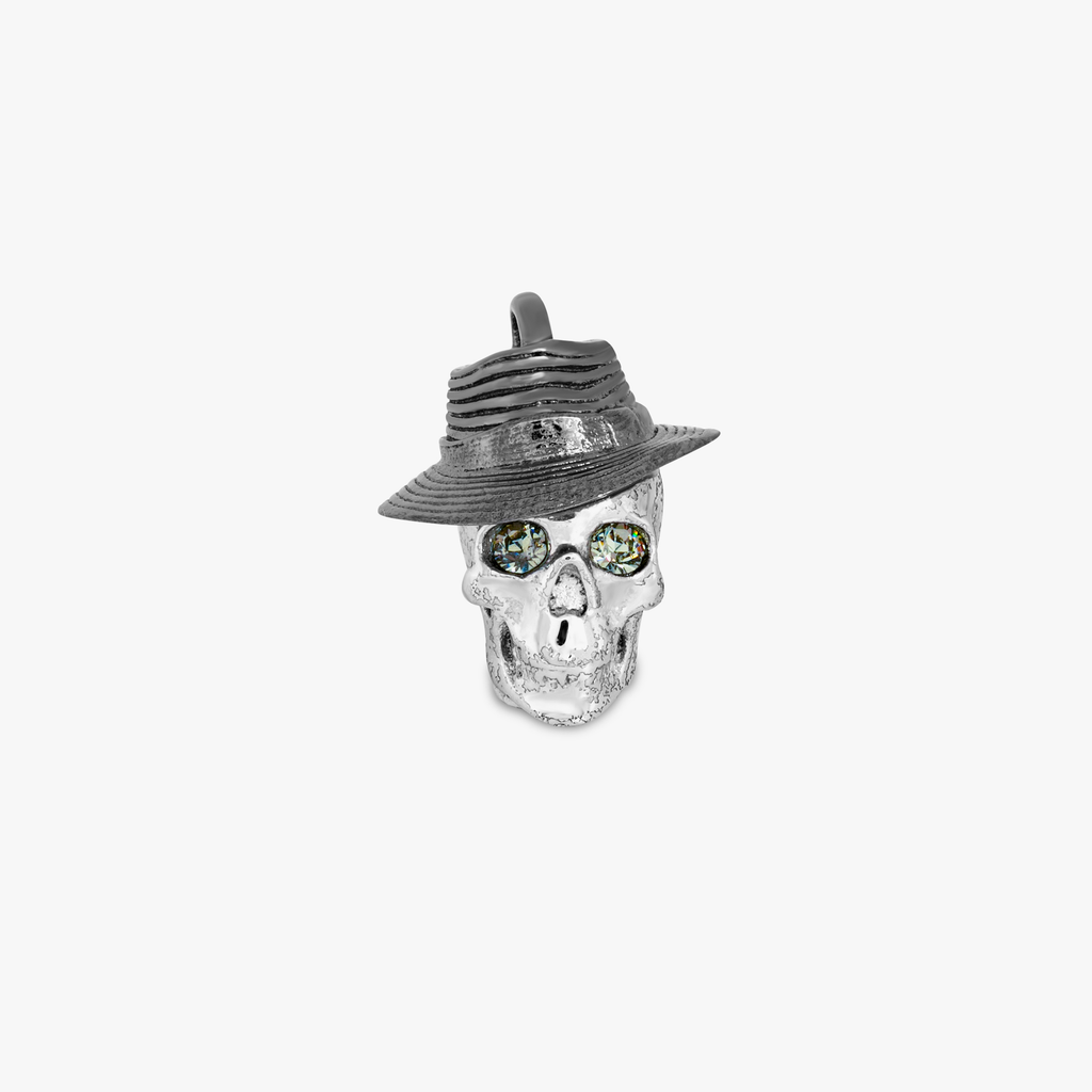 Gangster Skull necklace in stainless steel