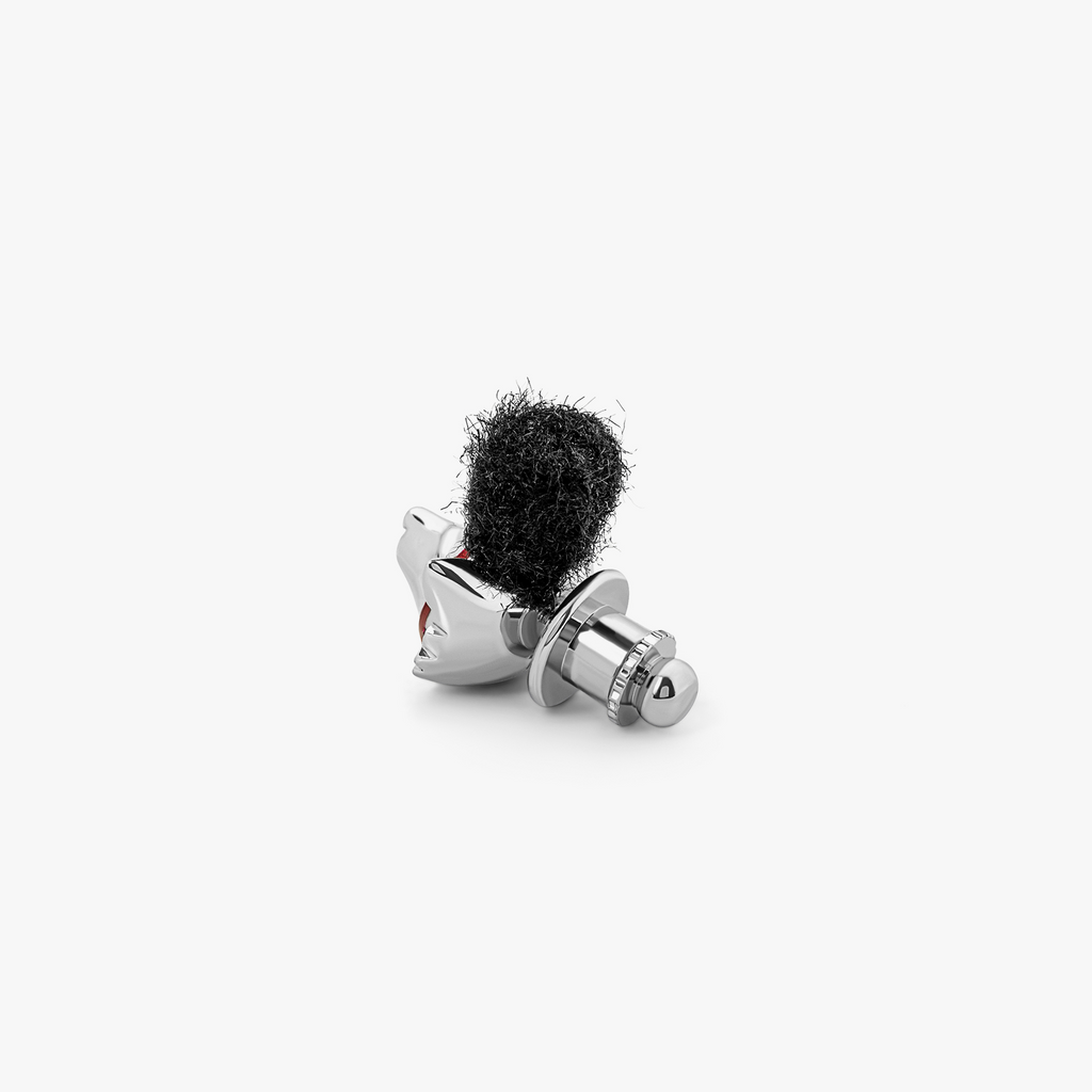 Royal Corgi Pin In Silver