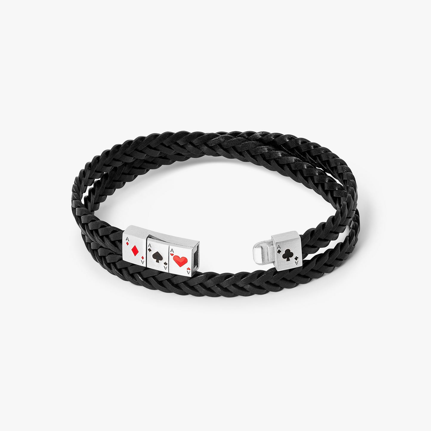 Flush of Aces Bracelet In Black