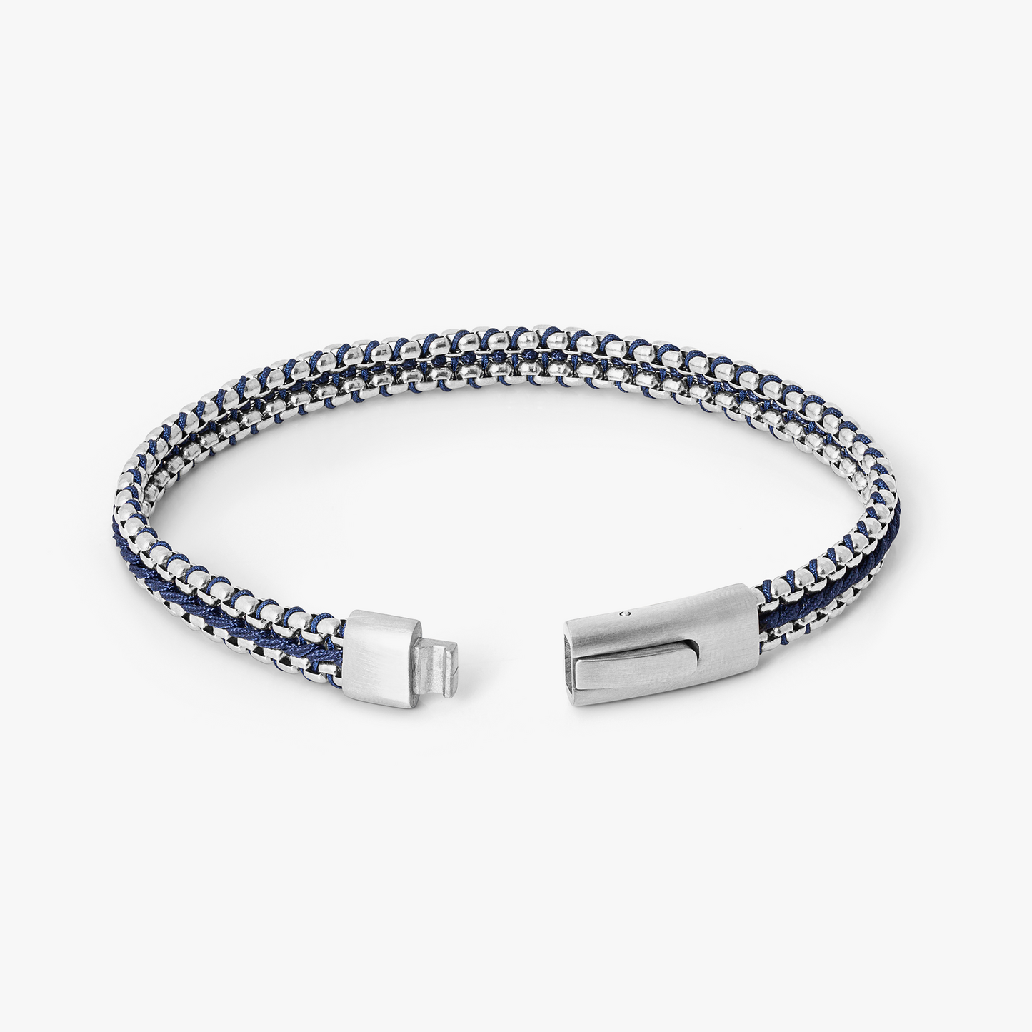 Tris Button Bracelet In Blue