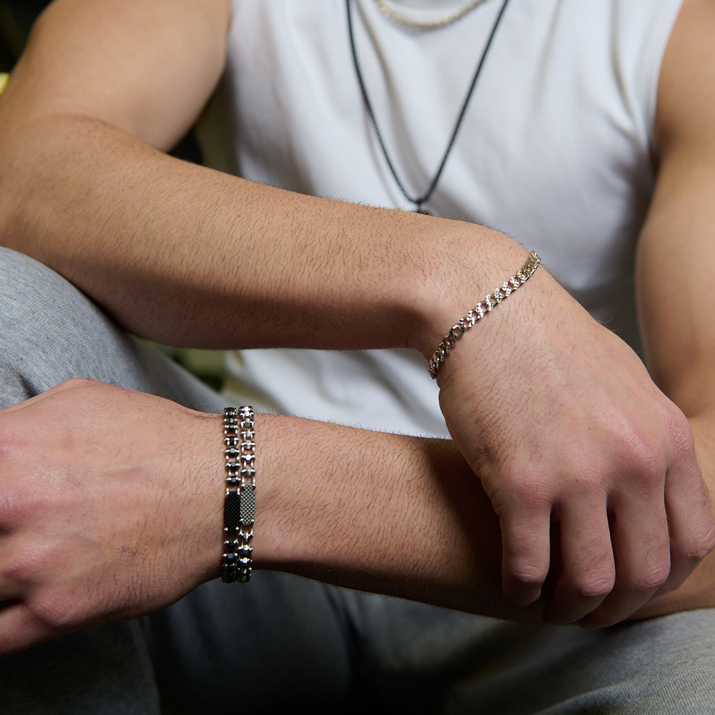 Bici Chain Bracelet with Stainless steel