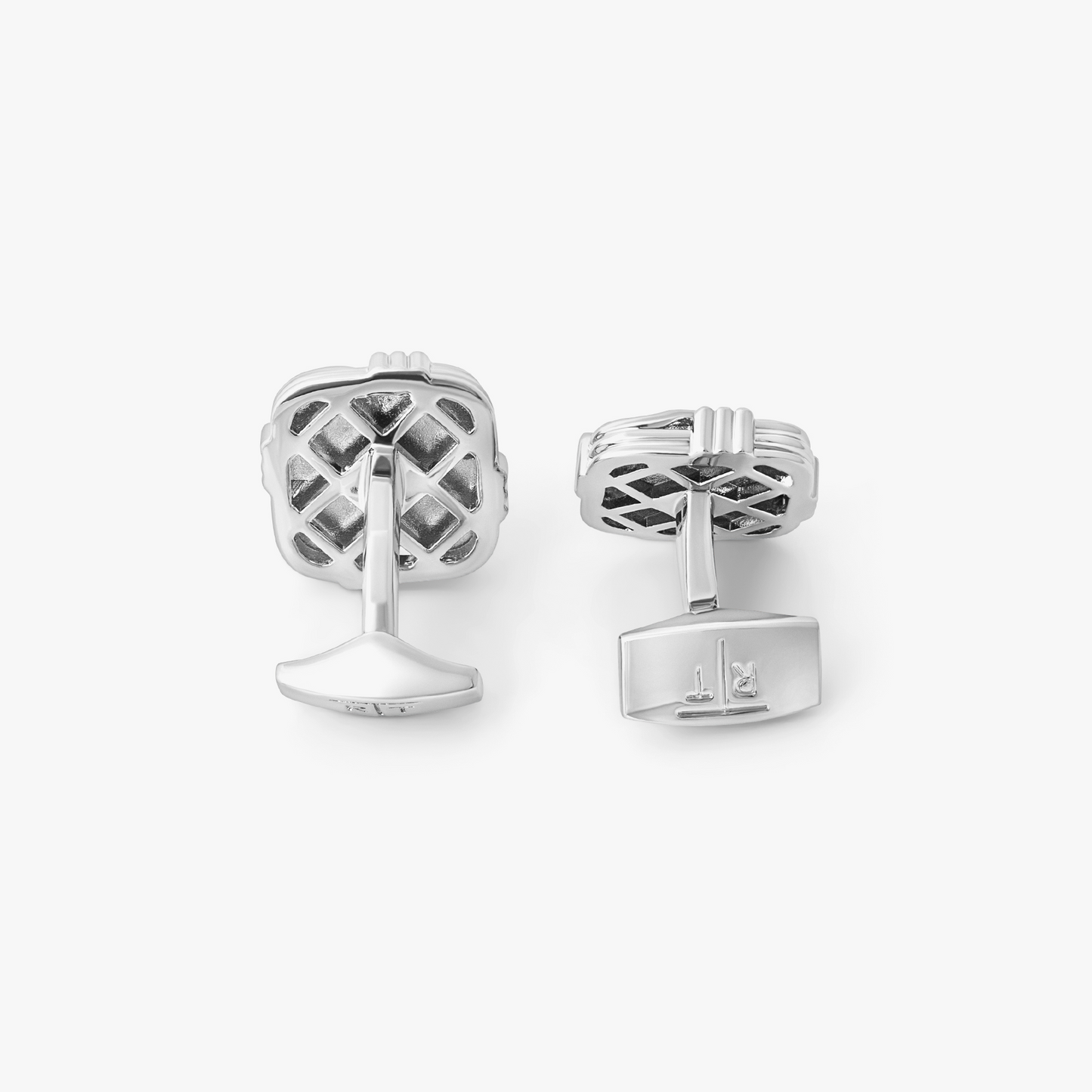 Quad Knot Cufflinks With Palladium Plating