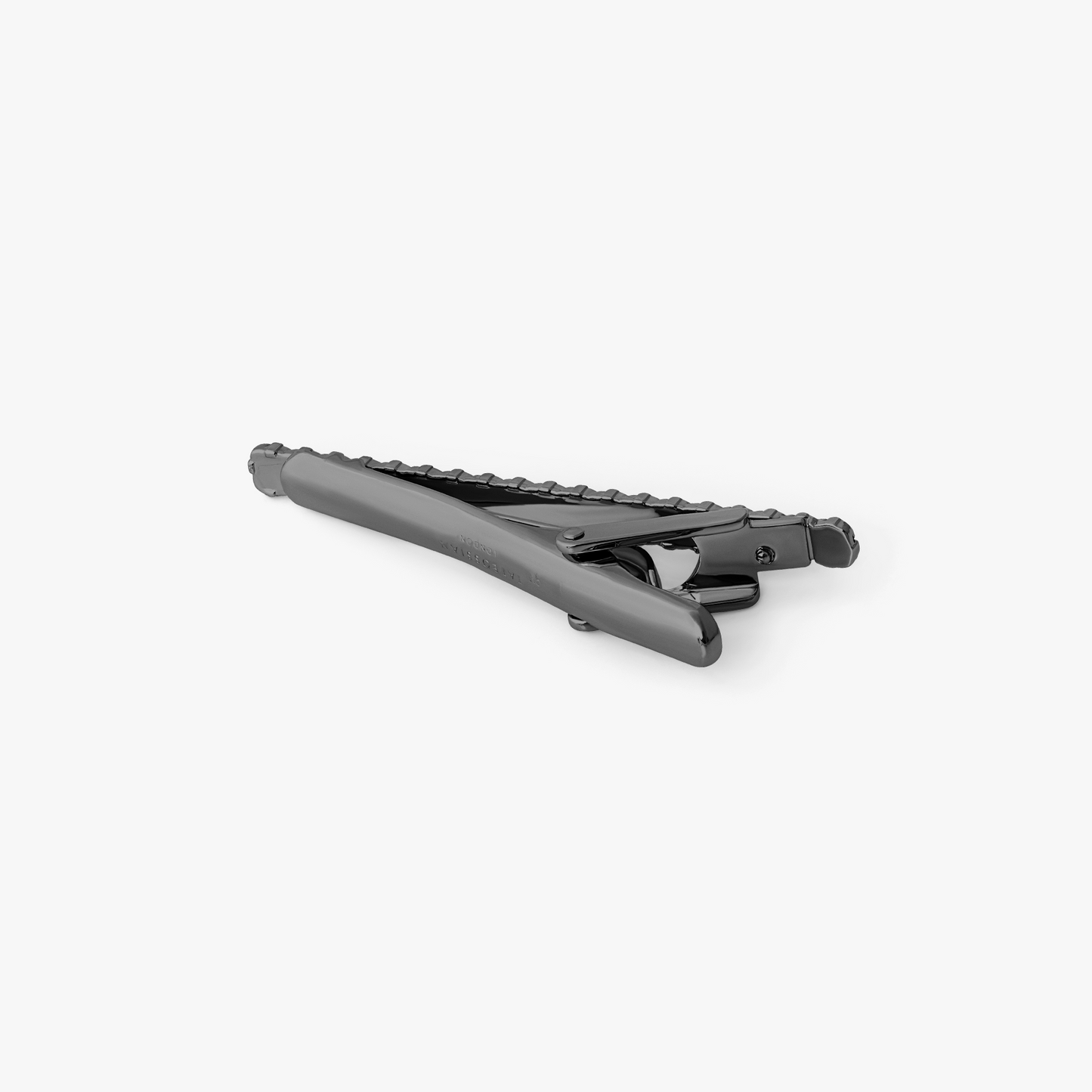 Quad Knot Tie Clip With Gunmetal Plating