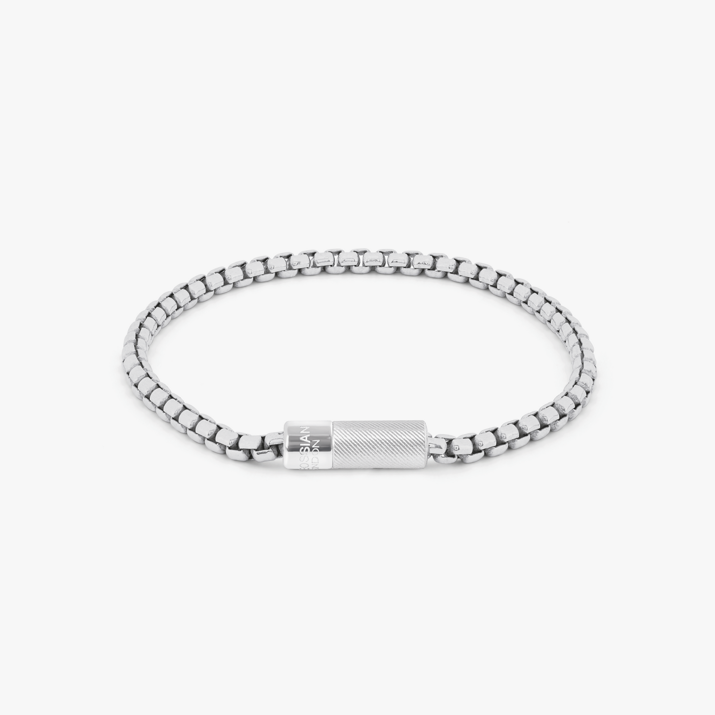 Pop Box 4MM Eco Friendly Bracelet In Sterling Silver