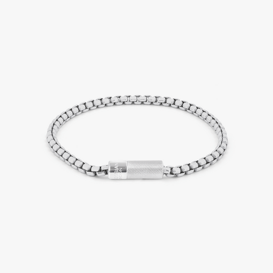 Pop Box Bracelet In Sterling Silver