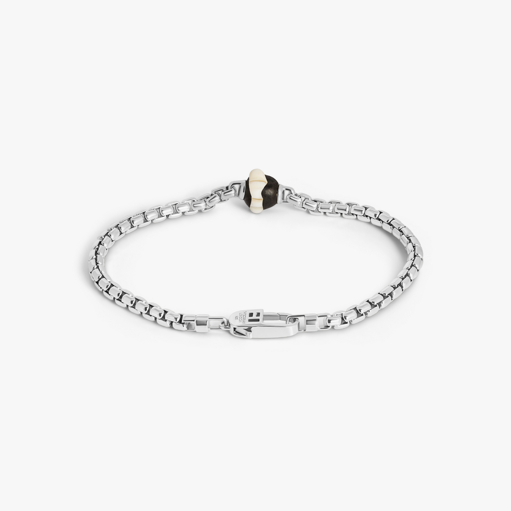 Nigerian Dog Tooth Chain Bracelet in Sterling Silver(Limited Edition)