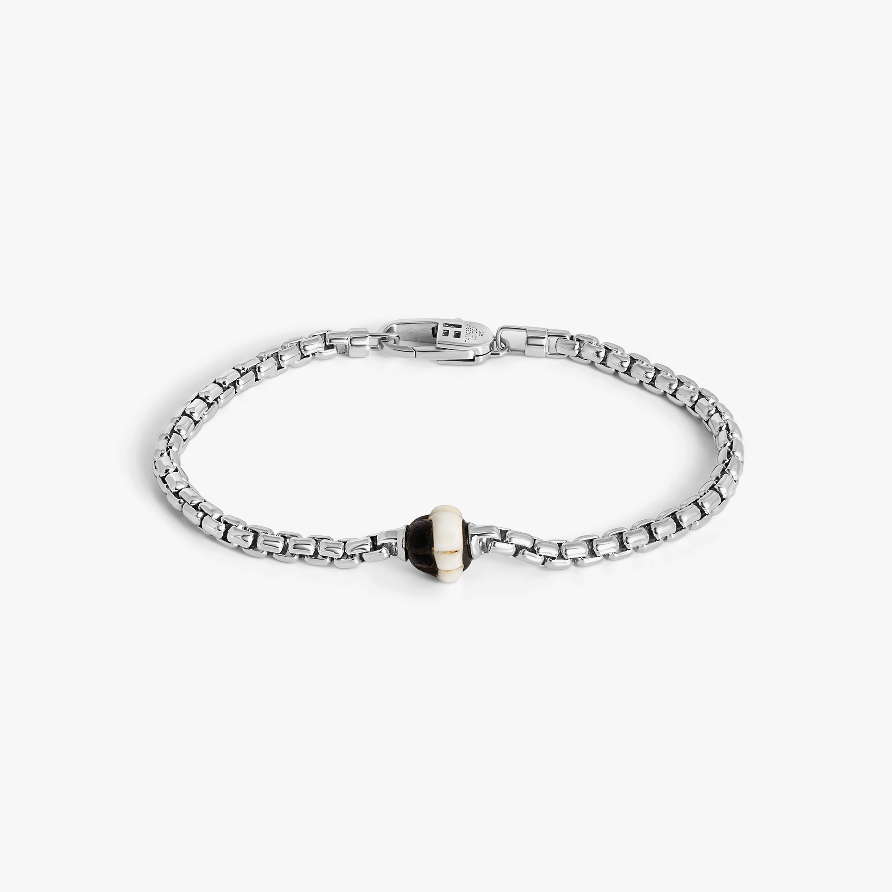 Nigerian Dog Tooth Chain Bracelet in Sterling Silver(Limited Edition)