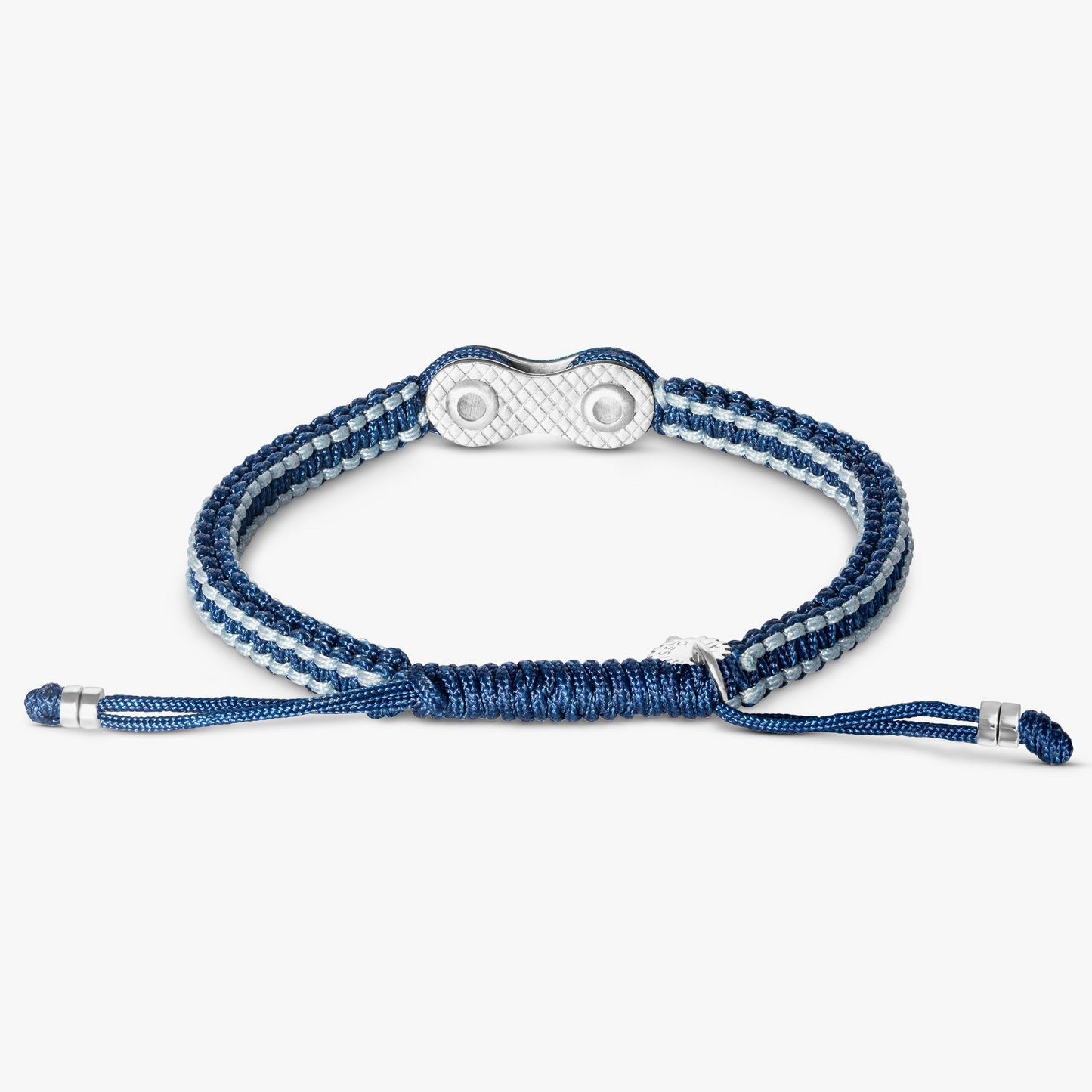 Bici Chain Macrame Bracelet in Blue