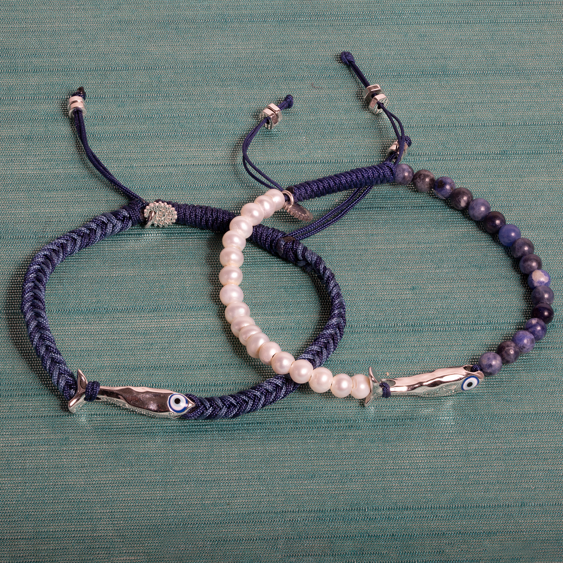 Tateossian Feng Shui Fish Macrame Bracelet