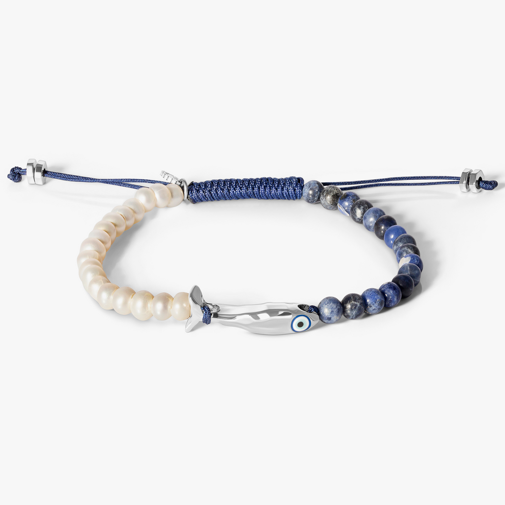 Tateossian Feng Shui Fish Macrame Bracelet