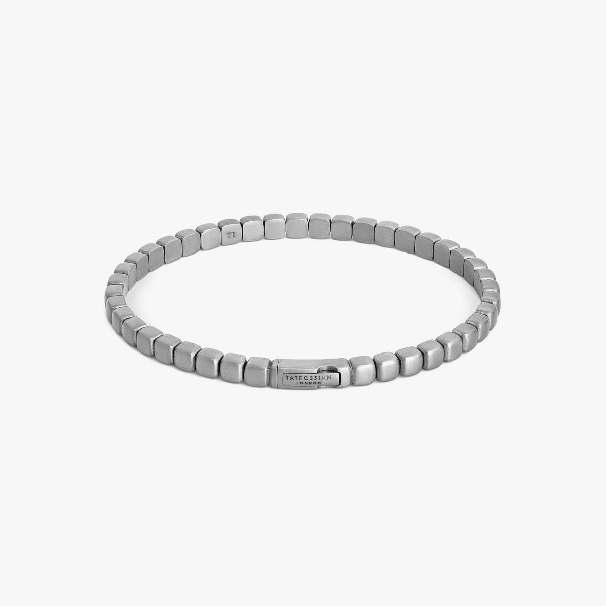 St Tropez Titanium & Diamond Bangle