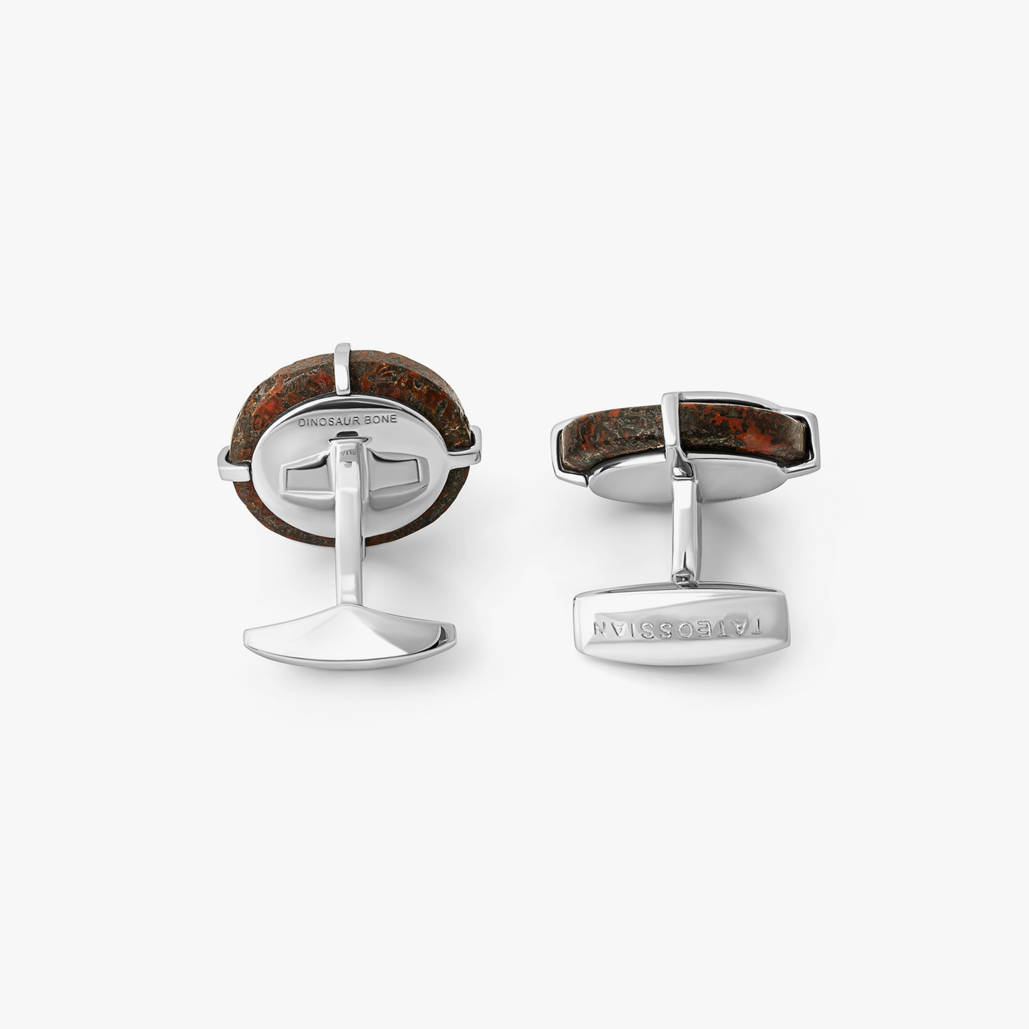 Brown Dinosoar Bone Cufflinks
