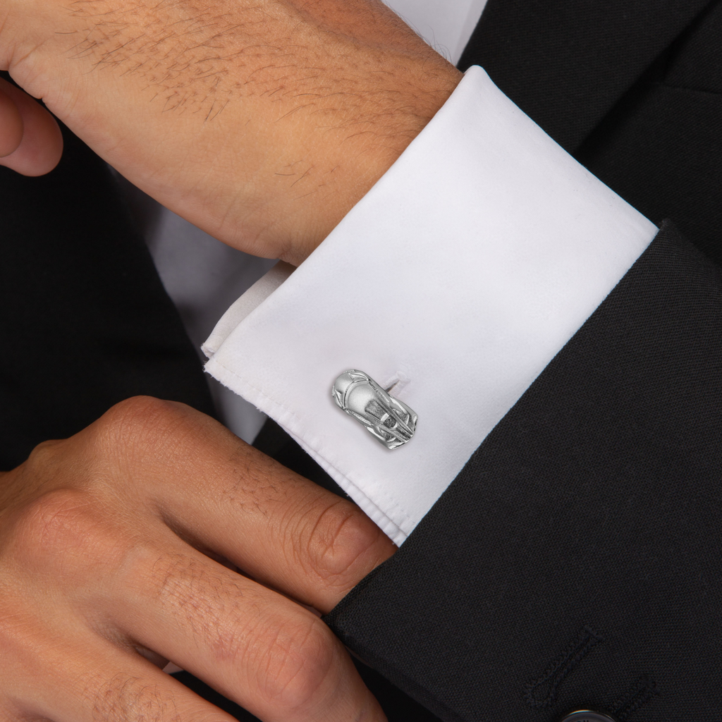 Automobili Lamborghini Miniature Cufflinks In Sterling Silver