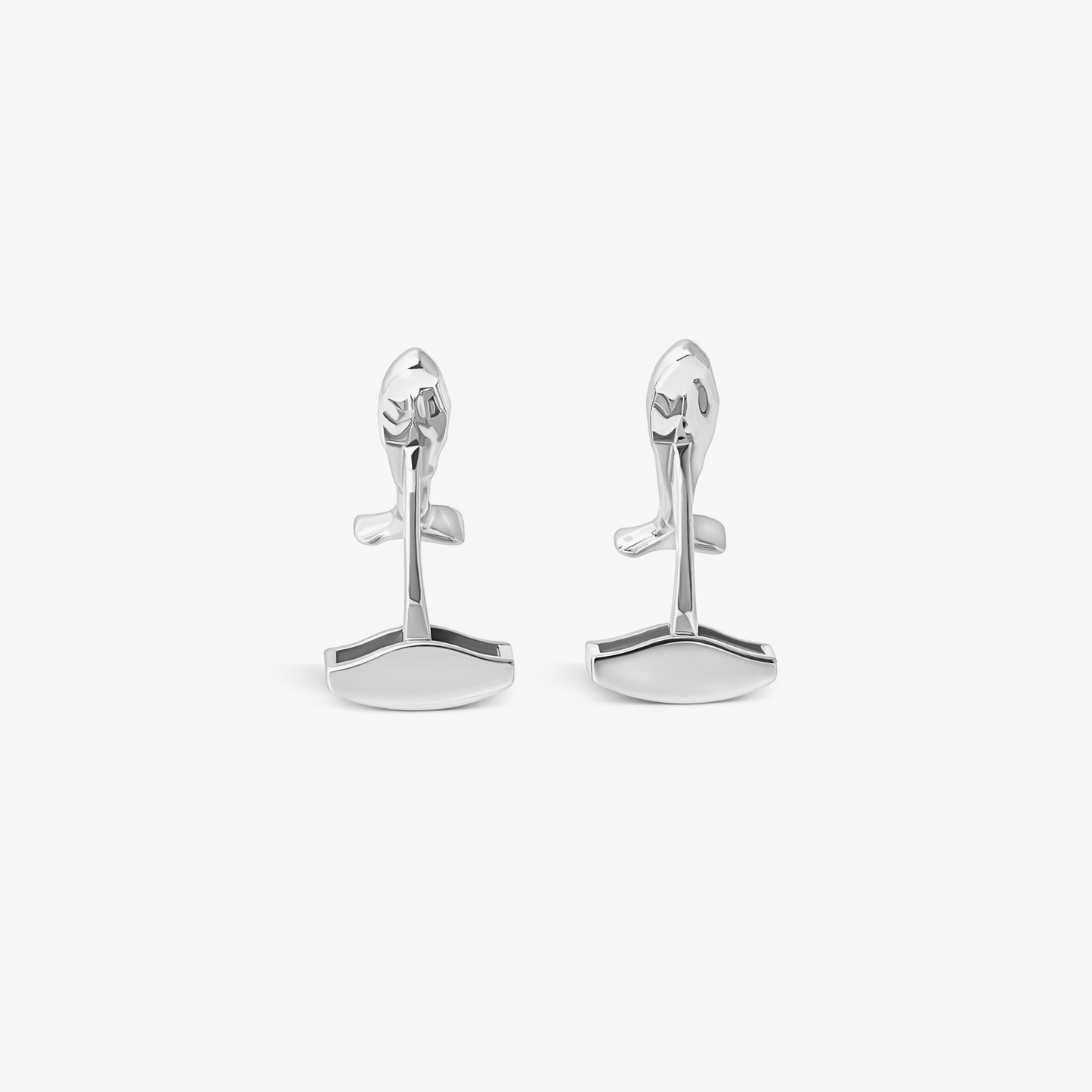 Feng Shui Fish Cufflinks In Sterling Silver