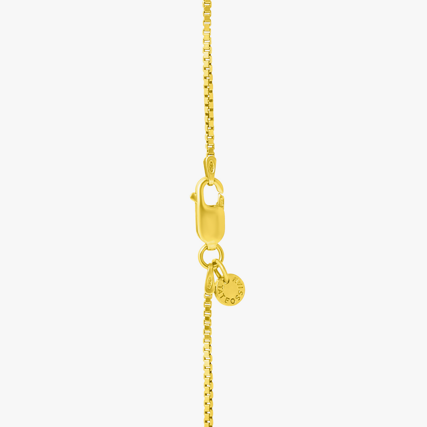 Feng Shui Fish Necklace In Yellow Gold Plated Sterling Silver
