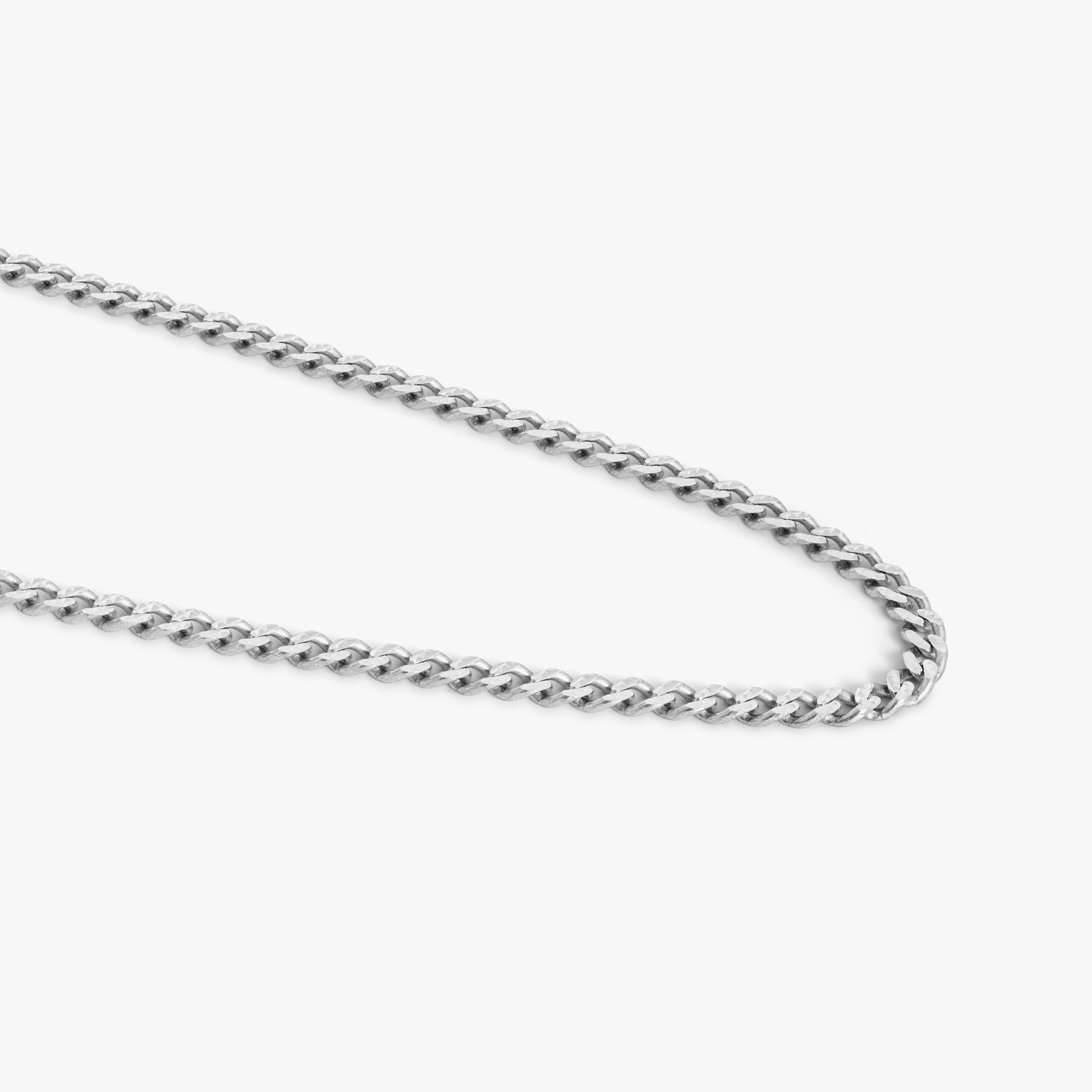 Martellato Chain Necklace in Sterling Silver