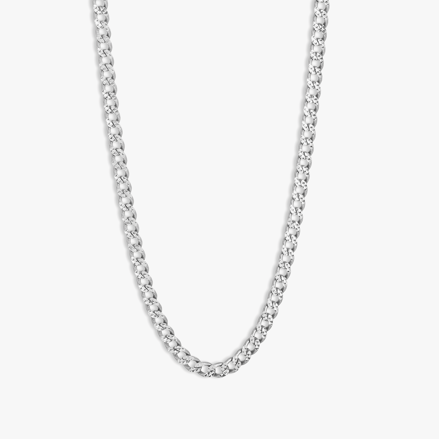Martellato Chain Necklace in Sterling Silver