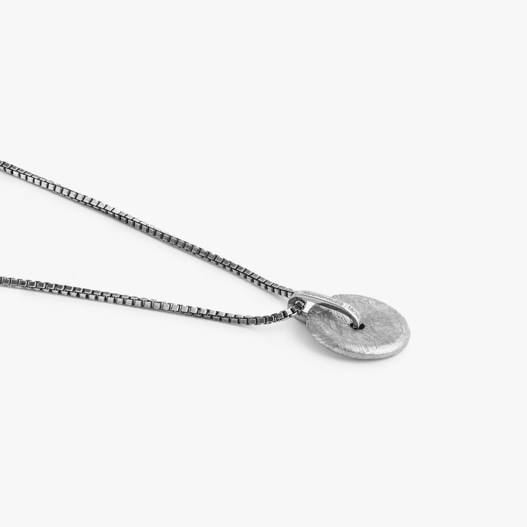 Muonionalusta Meteorite Necklace in Sterling Silver (LIimited Edition)