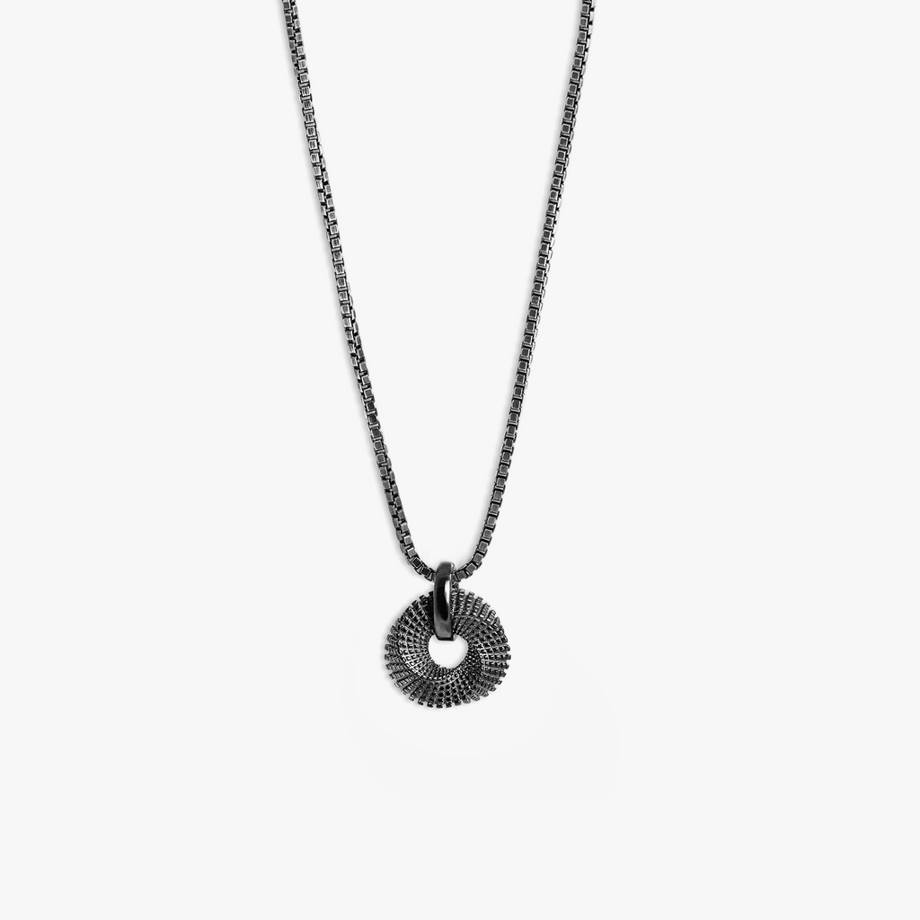 Mobius Sterling Silver Necklace