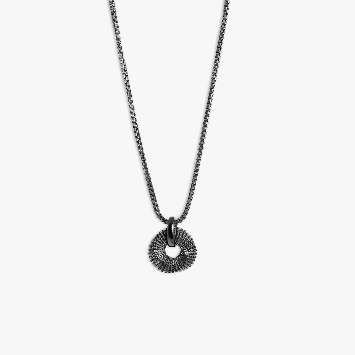 Mobius Sterling Silver Necklace