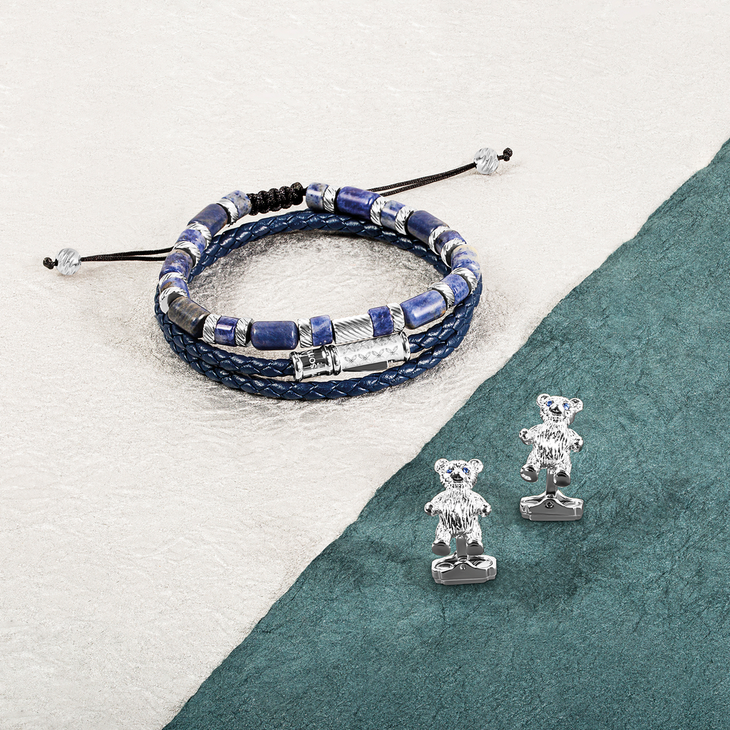 Thompson Sodalite Twist Beaded Bracelet