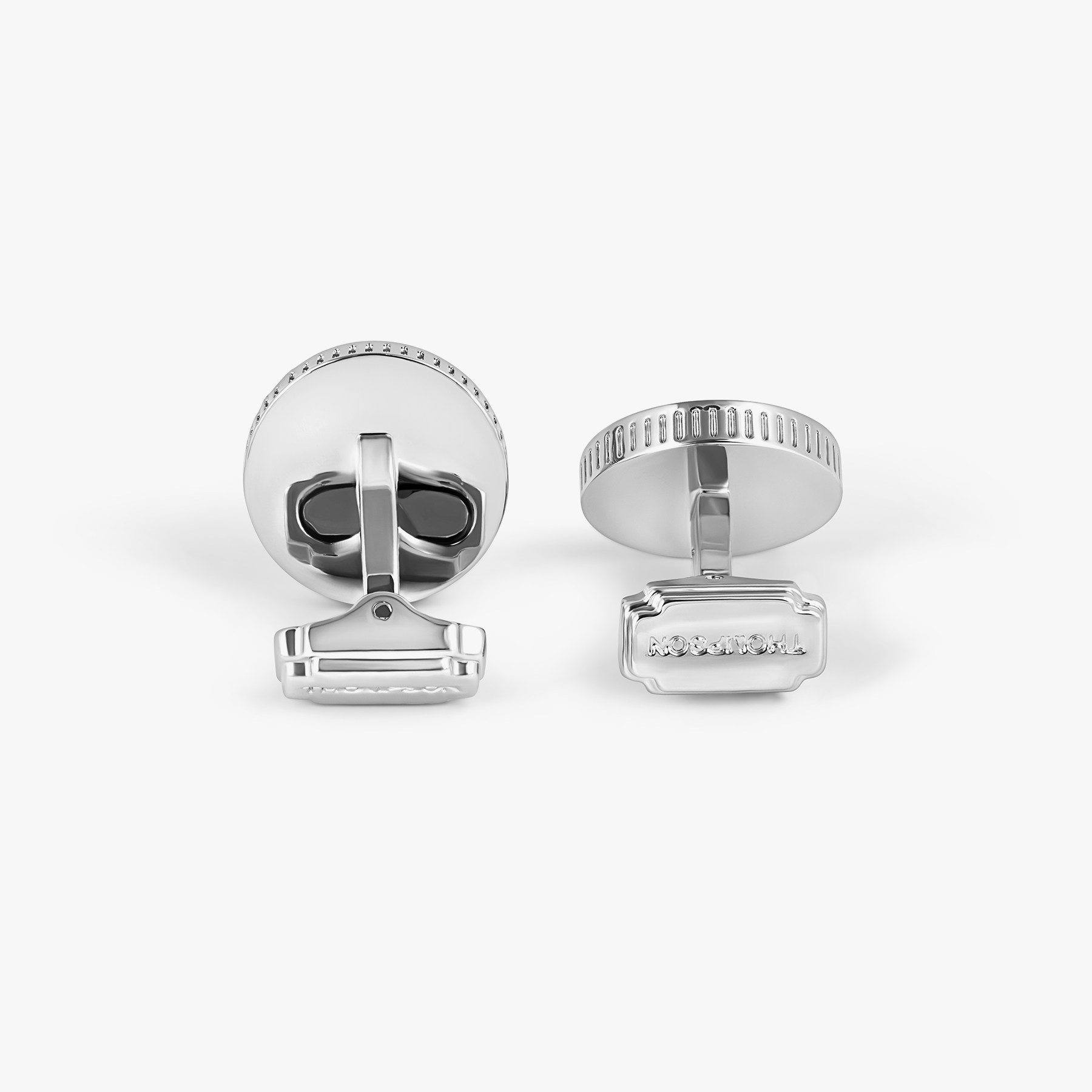 THOMPSON Tambor Cufflinks With Red Jade