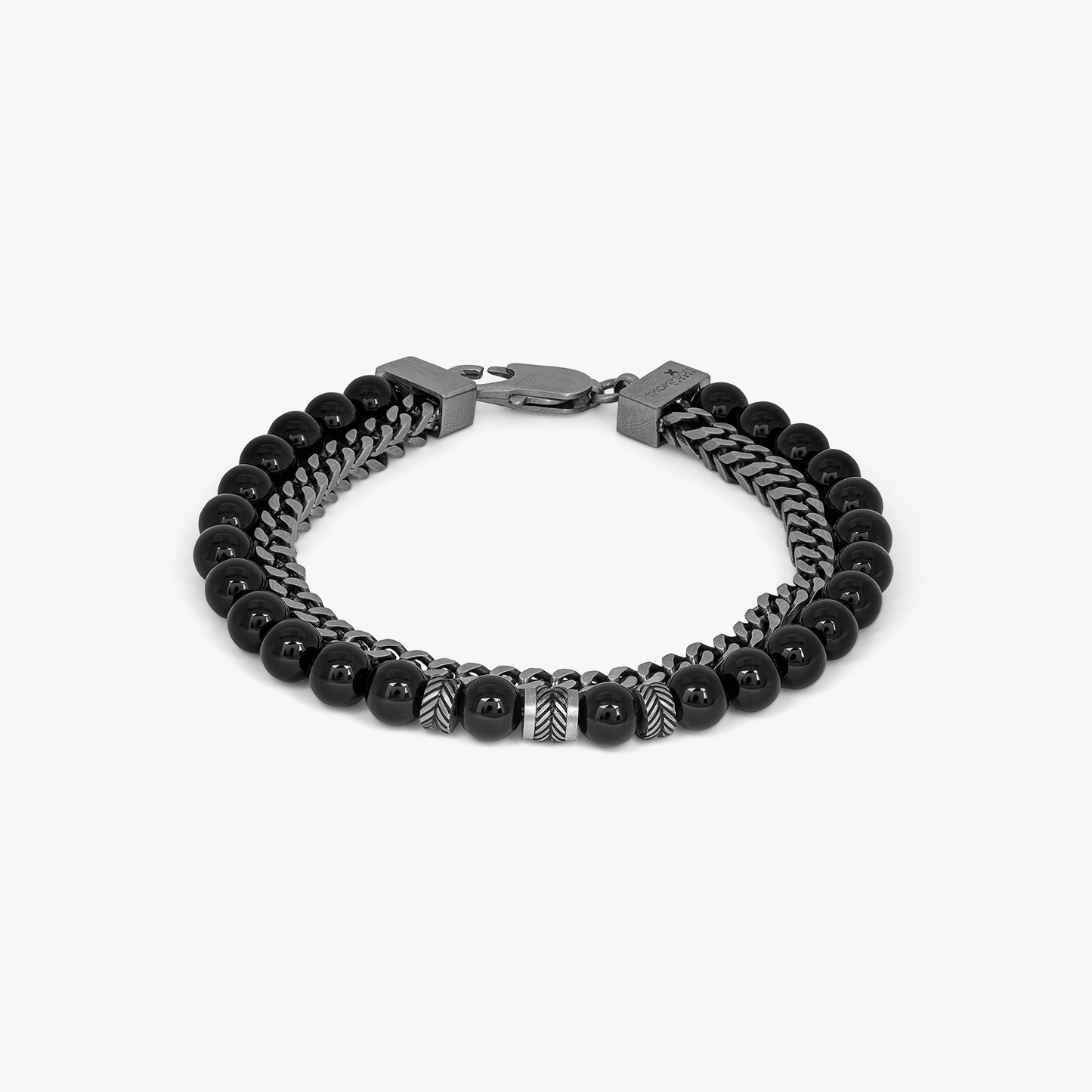 Thompson Semi- precious Bracelet in Black
