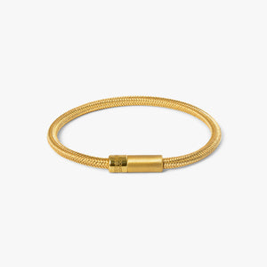 Pop Rigato Rame Bracelet In Yellow Gold Plated