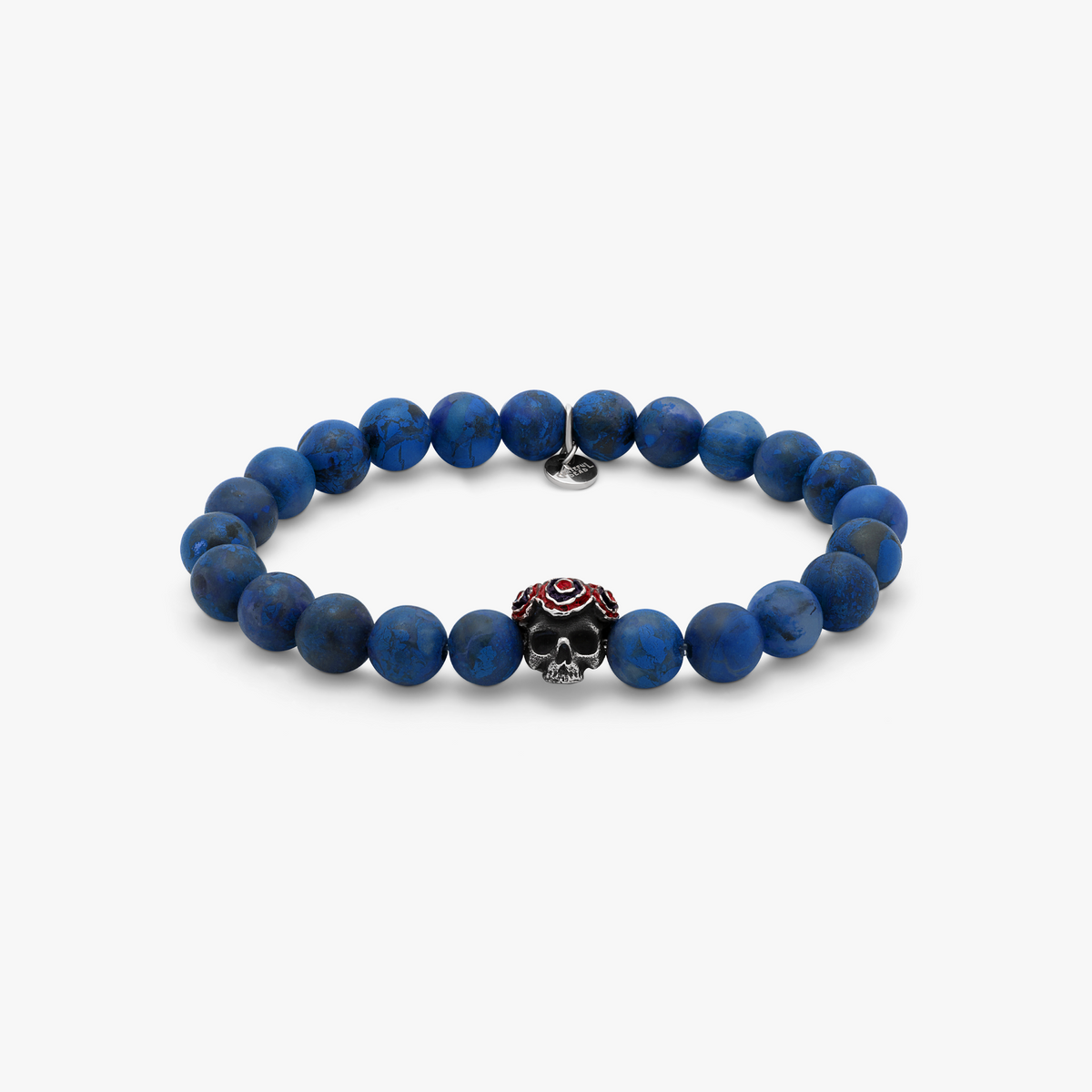 Skull Gear bracelet in blue with sodalite