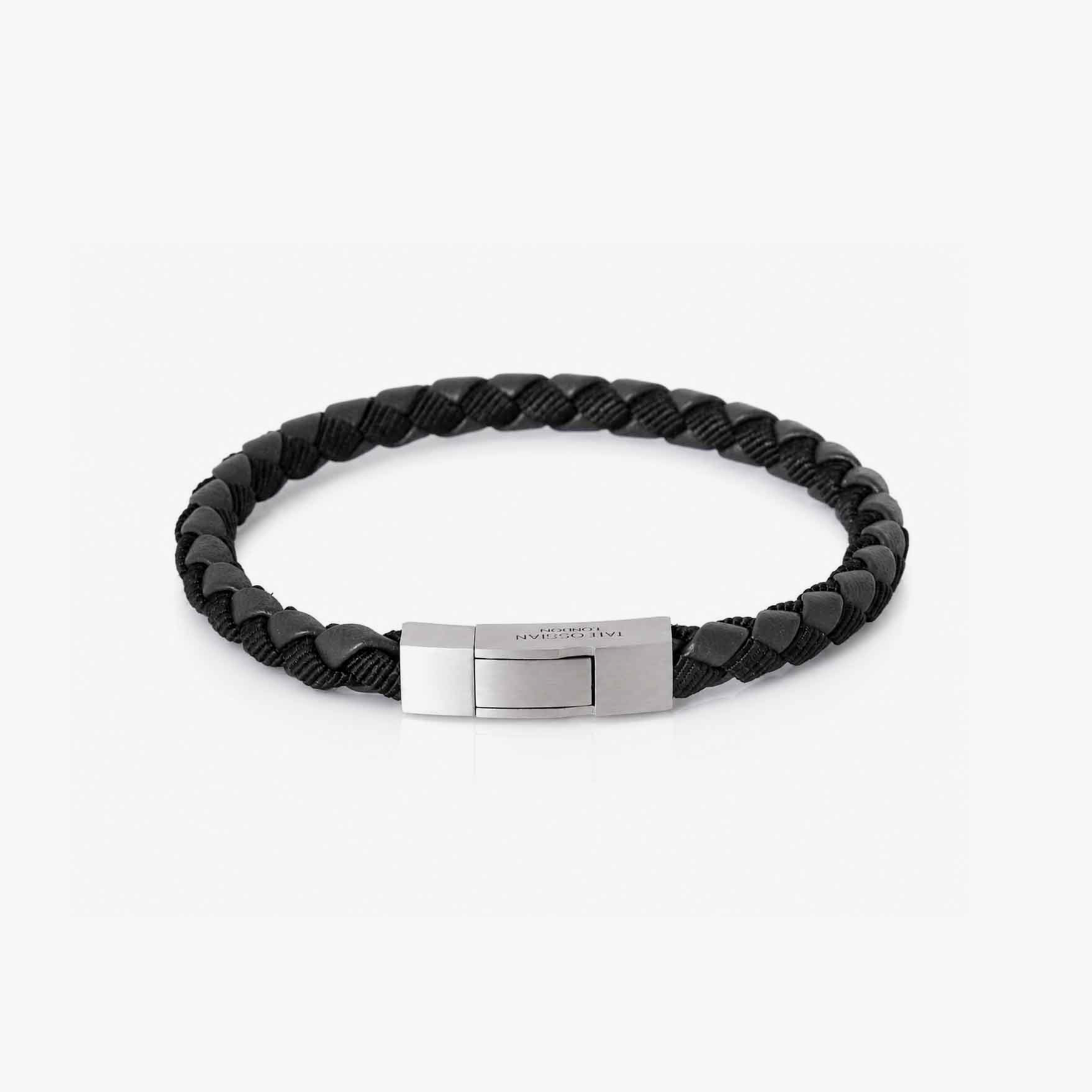 Square Chelsea Click Bracelet in Black