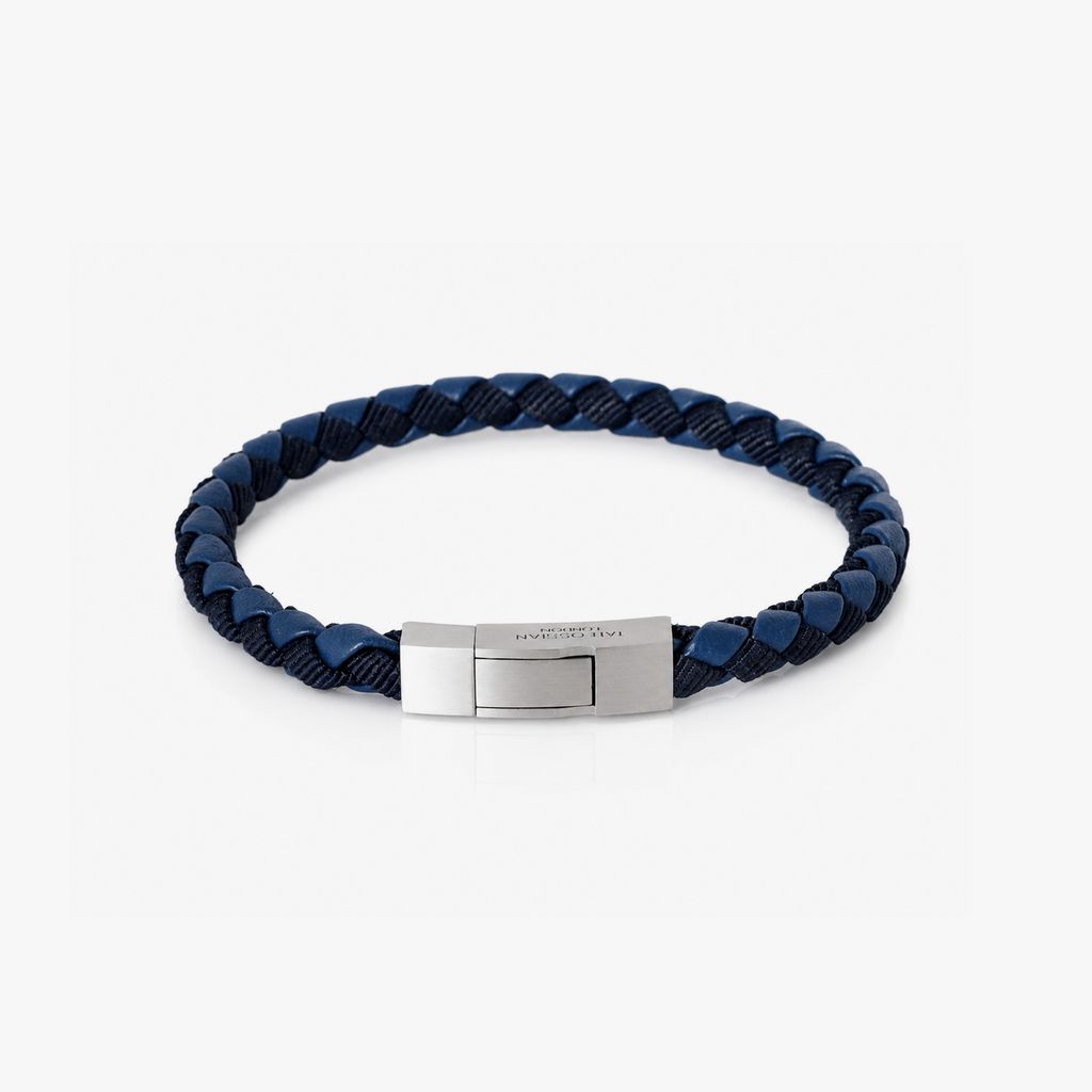 Square Chelsea Click Bracelet in Blue