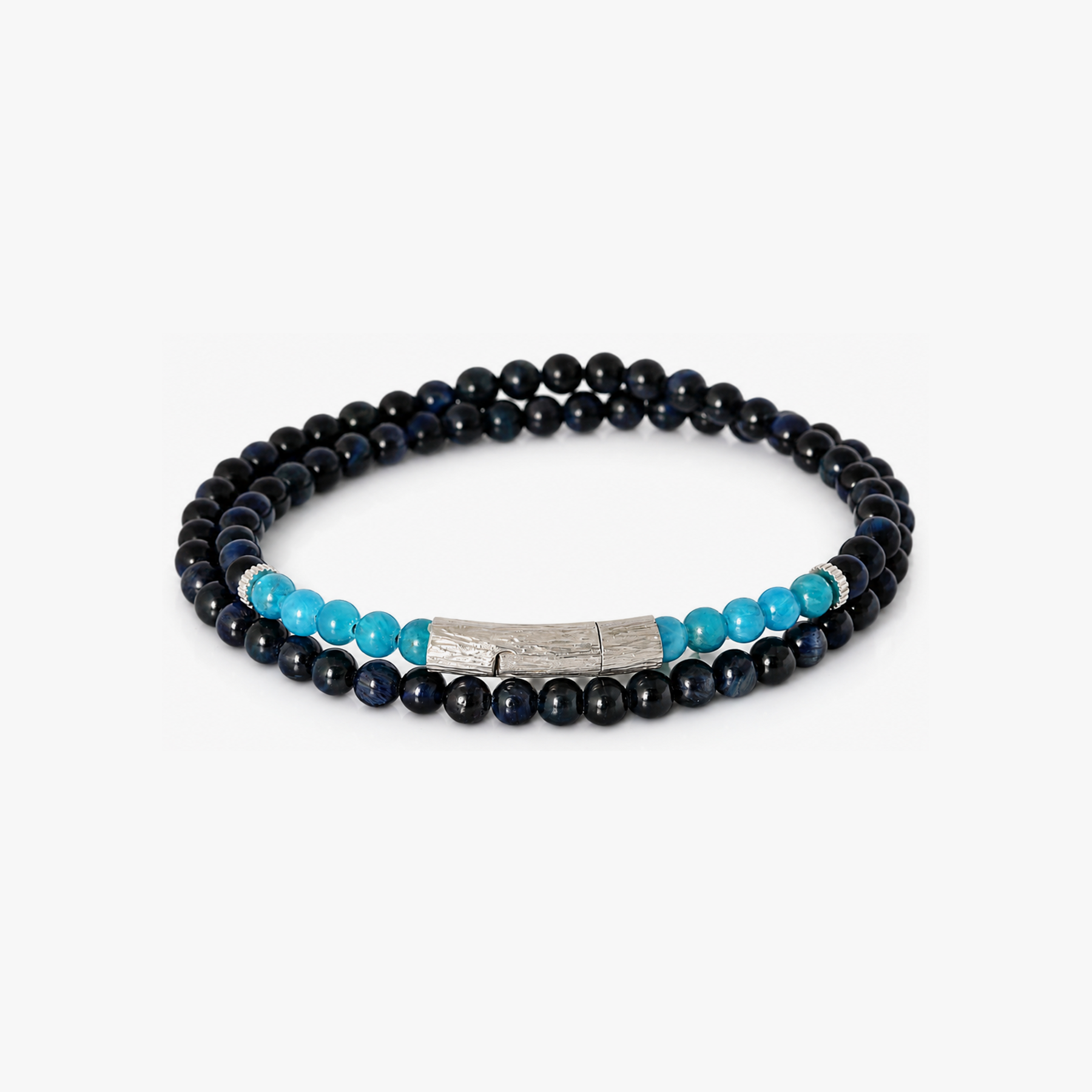 Tubo Graffiato  Double Wrap Beaded Bracelet | Limited Edition