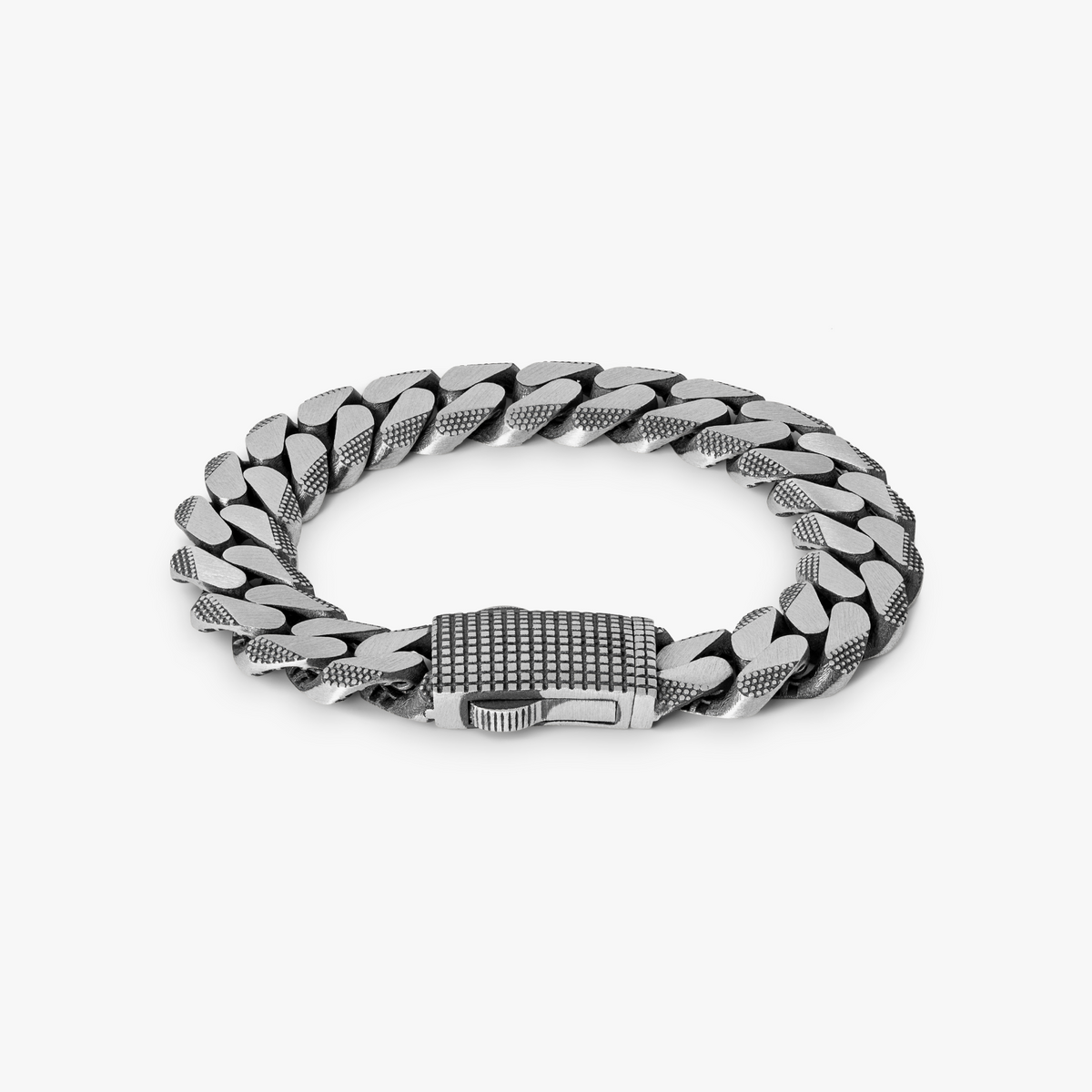 Giza Cuban Grande Chain Bracelet In Sterling Silver