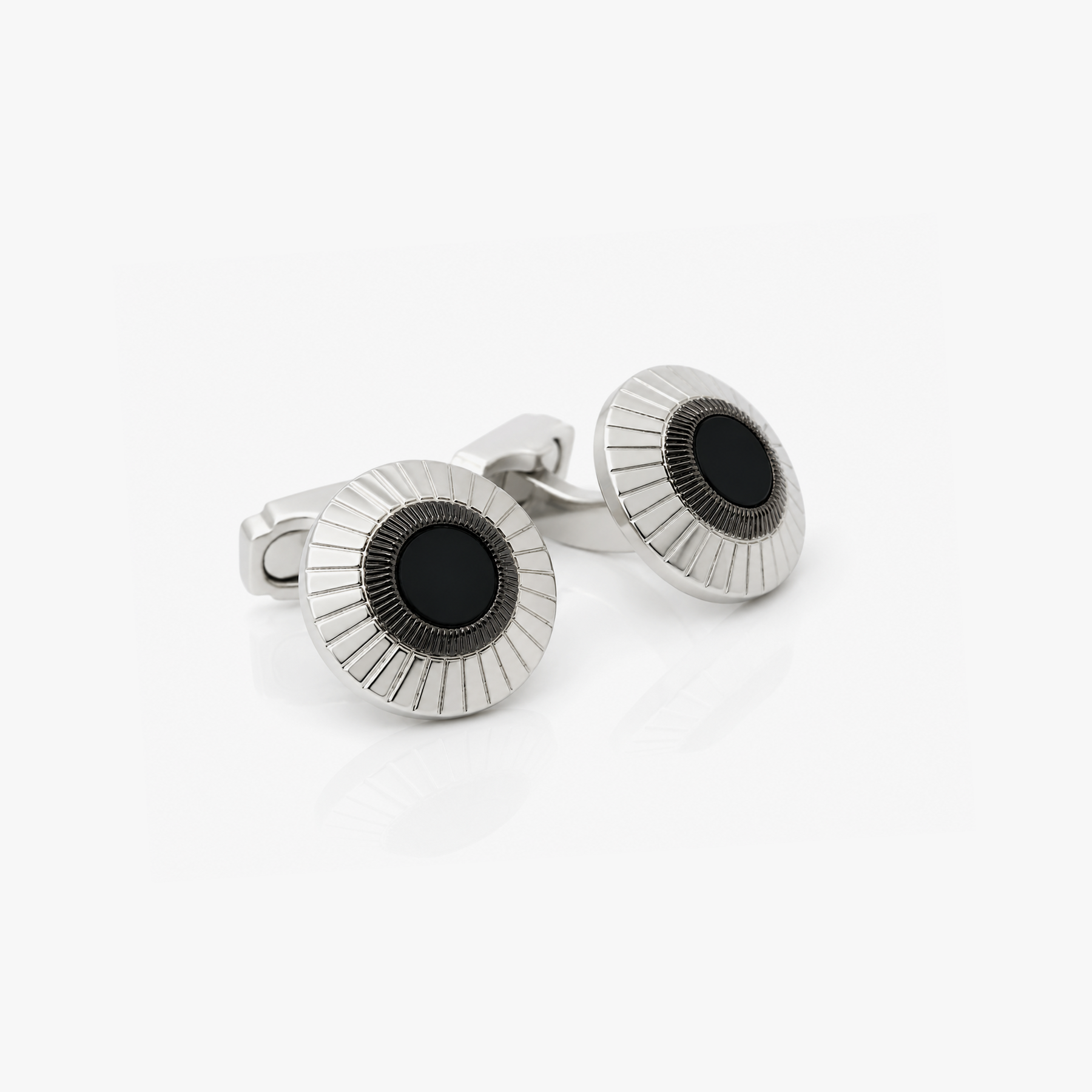 THOMPSON Oculus Cufflinks in Onyx