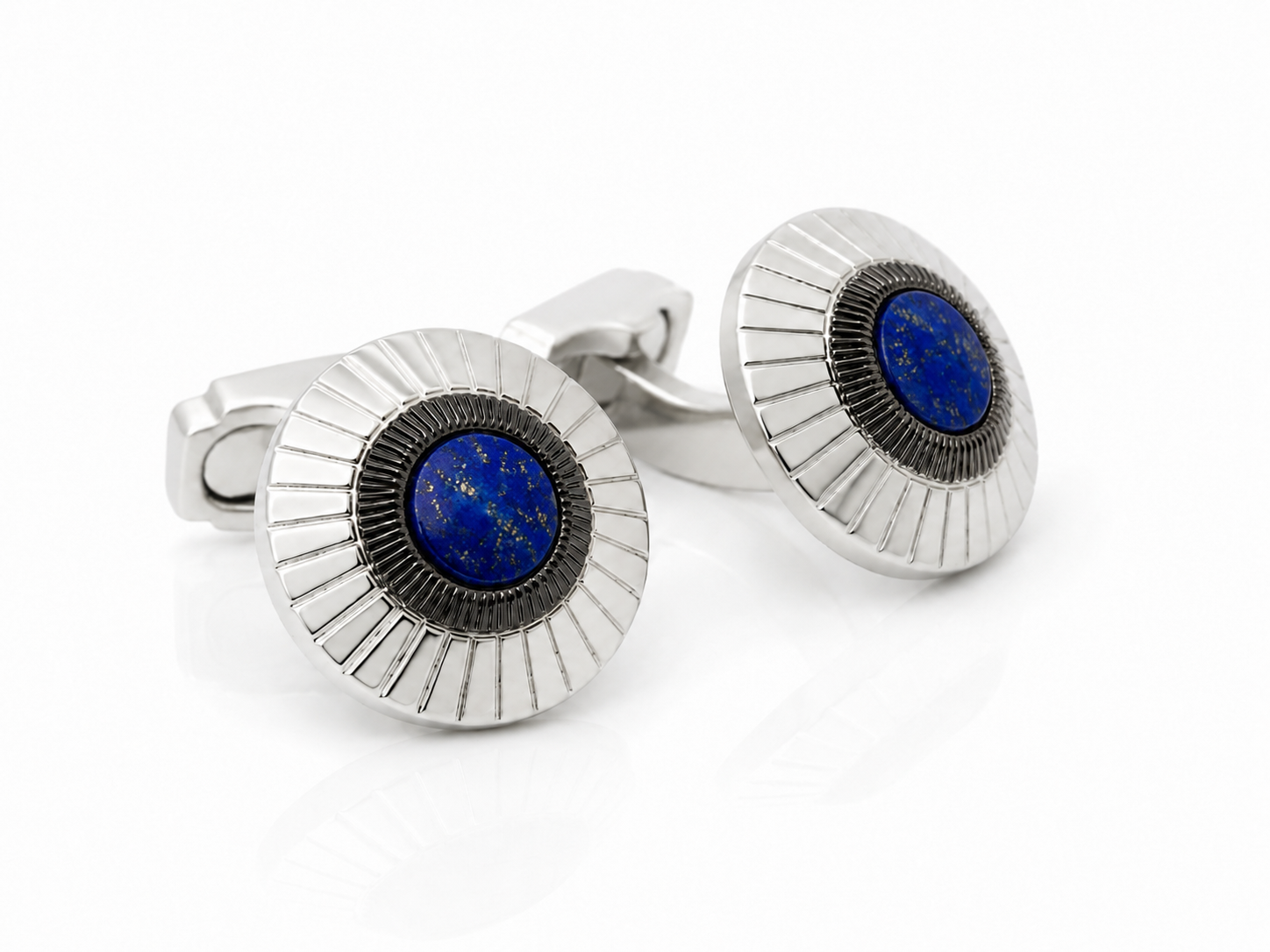 THOMPSON Oculus Cufflinks in Lapis