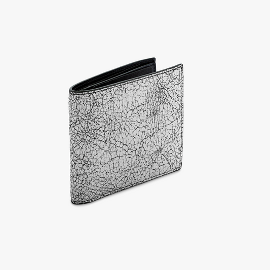 Graffiti Colorama bifold wallet in black and white leather (UK) 1