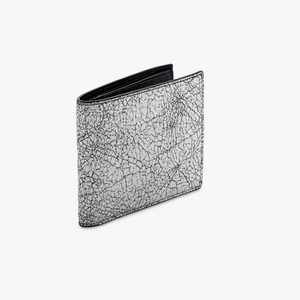 Graffiti Colorama bifold wallet in black and white leather (UK) 1