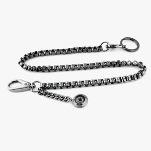 Trouser chain with compass