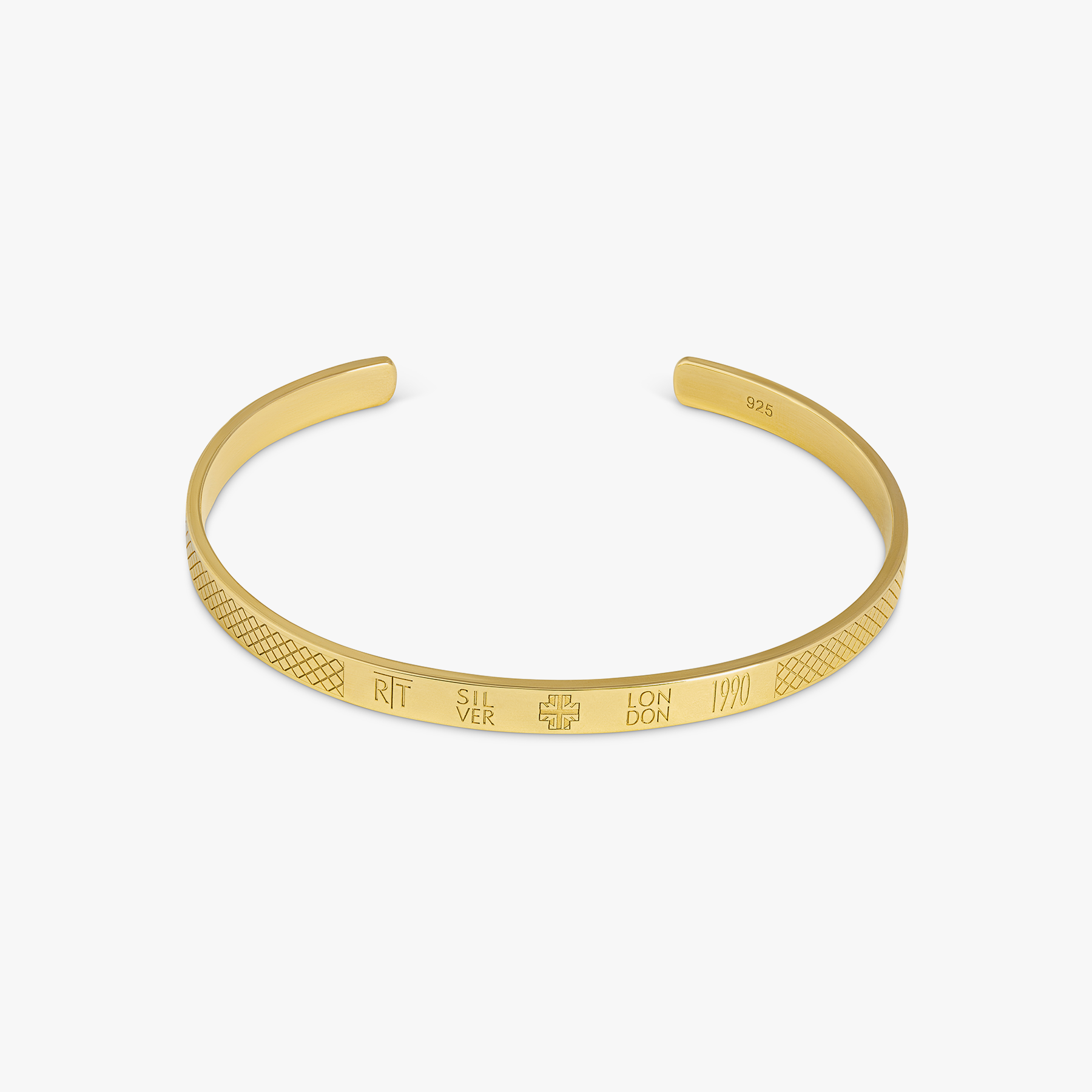 Yellow gold plated stainless steel Mechanicco Colorama bracelet